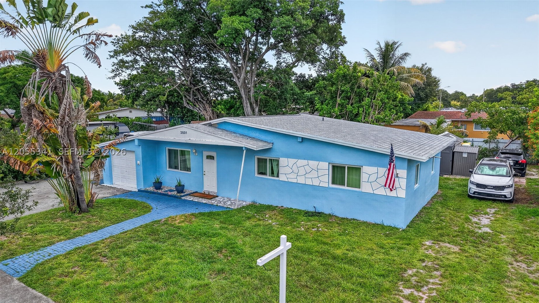 AMAZING OPPORTUNITY IN THE CITY OF WEST PARK. JUST ACROSS THE DADE COUNTY BORDER IN SOUTH BROWARD COUNTY. WEST PARK IS ON OF THE MOST UP AND COMING NEIGHBORHOODS IN ALL OF SOUTH FLORIDA. PRICES ARE STILL REASONABLE AND YOU CAN GET A NICE HOME WITHOUT BREAKING THE BANK. THE LOCATION IS ONE OF THE BEST IF YOU NEED TO ROAM ANYWHERE IN BOTH BROWARD AND DADE COUNTIES. ABOUT EQUAL DISTANCE TO BOTH DOWNTOWN FORT LAUDERDALE AND DOWNTOWN MIAMI. THE HOME IS IN GREAT SHAPE AND EVERYTHING HAS BEEN UPDATED. ROOF = 2023. A/C = 2023. WINDOWS = 2023. KITCHEN & BATHS DONE IN 2021. THE HOME HAS UNIQUE PROPERTIES THAT MANY BUYERS AND FAMILIES ARE LOOKING FOR IN TODAY'S MARKETPLACE. IT IS CURRENTLY SET UP AS A MAIN HOUSE WITH 3 BEDS AND 1 BATH AND HAS A ADDITIONAL ONE BEDROOM ONE BATH ATTACHED EFFICIENCY. YOU COULD LIVE IN THE MAIN HOUSE AND RENT OUT THE EFFICIENCY FOR EXTRA INCOME TO OFFSET YOUR MORTGAGE. IT COULD BE A PURE INVESTMENT PLAY WHERE YOU CAN RENT OUT BOTH THE 3/1 AND THE 1/1. OR MAYBE A COUPLE FAMILIES SHARE THE RESIDENCE. WHEN YOUR THE OWNER YOU DECIDE. LASTLY IT COULD JUST BE A 4 BED AND 2 BATH SINGLE RESIDENCE AS WELL. THE HOME HAS A LARGE BACKYARD WITH BRICK PAVER OPEN PORCH AREA. MULTIPLE SHEDS FOR STORAGE. THE PROPERTY HAS AMPLE PARKING. SIDE PARKING ON BOTH SIDES OF THE HOME FOR A LOT OF VEHICLES. ANYONE NEEDING PARKING THIS HAS SOME SERIOUS OPTIONS. CALL TO INQUIRE TODAY, SHOWINGS ARE HELD DAILY.