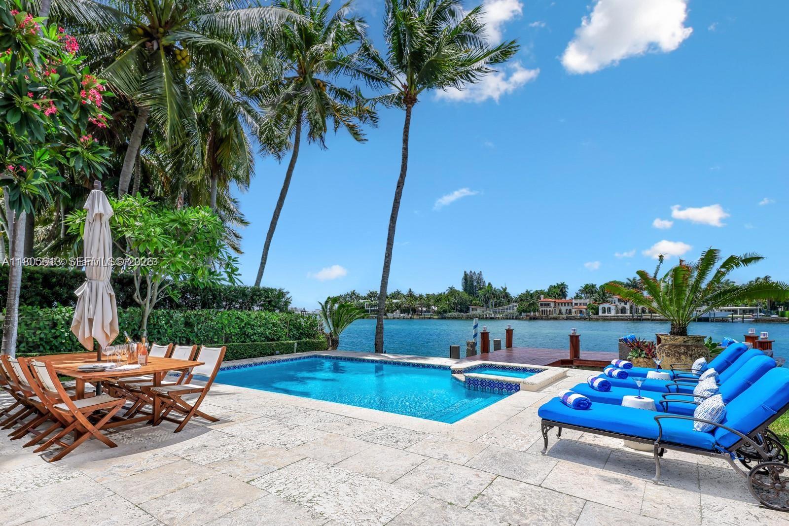 Welcome to Casa Babette—a renowned waterfront estate on the exclusive Hibiscus Island, celebrated for its artistic legacy and refined design. Originally landscaped by a celebrated artist from Majestic Gardens, this extraordinary residence is a true work of art, timeless elegance, and sophisticated craftsmanship.
Set against the shimmering backdrop of Biscayne Bay, Casa Babette offers breathtaking water views, a private dock, and seamless indoor-outdoor living. Inside, every detail has been thoughtfully curated, with custom interiors by the acclaimed Kakar House of Design.
Located in one of Miami Beach’s most prestigious and secure communities, Hibiscus Island, Casa Babette offers both land and water security—an unparalleled lifestyle in the heart of paradise.
