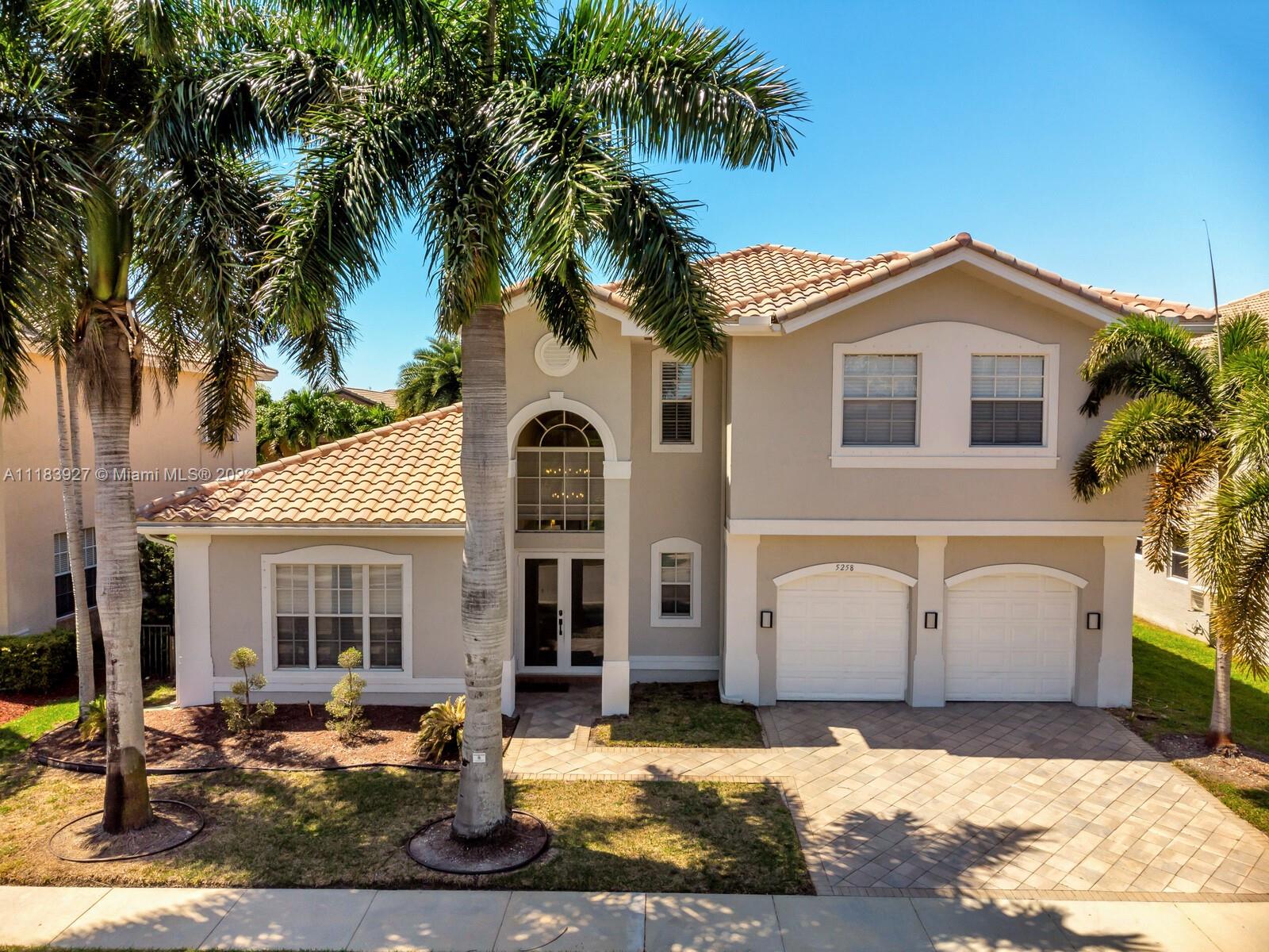 Welcome to this impressive Luxurious Modern Pool Home that has been exquisitely finished with a contemporary flare. This home boast 5bed/3baths/ 3 Car Garage with large open floor plan, an expansive flow through living and dining room space, upgraded kitchen with a large island Kitchen. Smart home equipped, nest, ring security, new led lighting, freshly painted inside and outside upgraded bathrooms. Outdoor entertaining is enjoyed at the pool and patio with extreme privacy surrounded by mature lush tropical greenery exterior lighting. Community features include an Olympic size pool, Clubhouse, Gym, three Tot-lot areas, and 24hr guarded visitor entrance. Sunset Falls is centrally located to all Schools, Highways, Shopping, and Dinning