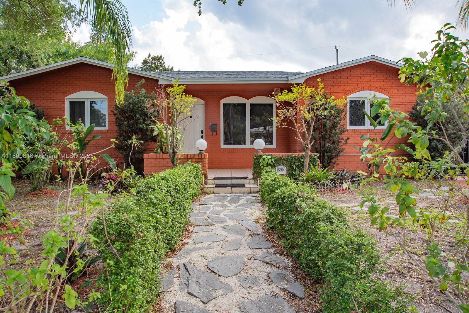 This North Miami Beach home is located right off the Golden Glades exchange which places this house in the center of I-95, 826,441, and the turnpike leading you anywhere in South Florida. It is less than four miles to Sunny Isles beach! North Miami Beach is the home of food market variety and has new plazas including Publix, TJ Max, Gas Stations, and Chipotle. Houses of worship as also close by. This 5/3 house has 3 bedrooms in the front and 2 in the back and is uniquely designed with a French glass door. The house has a manual gate and hedges around the property for privacy.