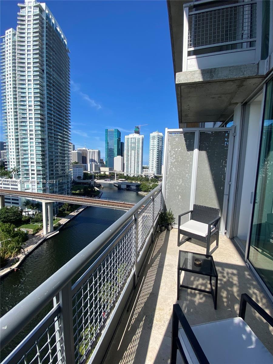 AMAZING OPPORTUNITY TO OCCUPY A FULLY FURNISHED 1 BEDROOM 1.5 BATHS LOFT STYLE CONDO WITH CITY AND WATER VIEWS OF THE MIAMI RIVER AT NEO VERTIKA! DOUBLE BALCONY ACCESS. WASHER & DRYER. 1 ASSIGNED PARKING SPACE. GREAT AMENITIES INCLUDED: GYM WITH STATE OF THE ART EQUIPMENT, POOL & POOLSIDE CABANAS, SAUNA, RACQUETBALL COURT, CONCIERGE SERVICES, VALET PARKING, DOG PARK, RESTAURANTS, MALLS & MORE. AVAILABLE FOR 6 OR 12 MONTH LEASE.