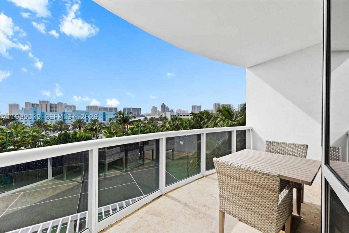 Beautiful 2BR/2BA residence in Trump Royale, an oceanfront building in the heart of Sunny Isles Beach. This bright unit features a spacious layout with marble floors, floor-to-ceiling windows, and a private entry foyer with elevator access. Upgraded sleek modern kitchen with high-end Sub-Zero and Miele appliances. Private balcony with bay, city, and partial ocean views.
Full-service building with resort-style amenities including beach service, pools, spa, fitness center, tennis courts, valet, and concierge. Access to amenities at the adjacent Trump International Beach Resort. Conveniently located within walking distance to shopping, dining, and entertainment. Close to Aventura Mall and major airports. Walking distance to school.