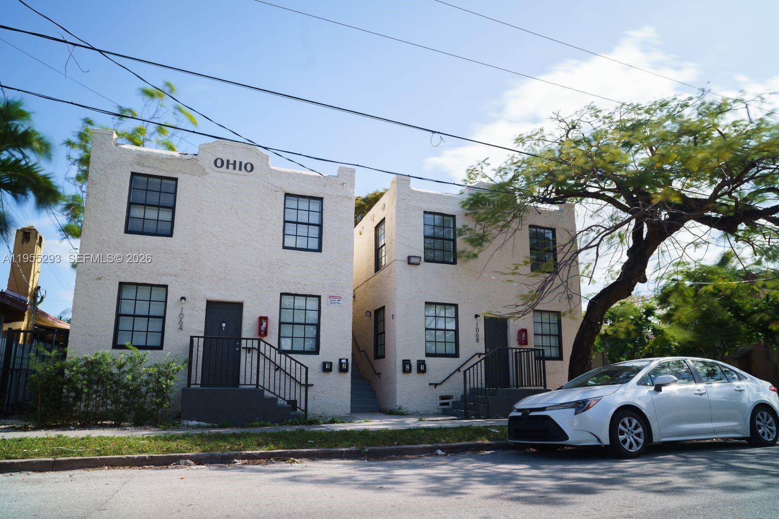 Welcome to The Ohio Flats. Turnkey 8-unit investment completely remodeled with central A/C and impact windows. 4 separate 2-story buildings with 2 units each. 40 Year Certification has just been completed. Located in the heart of Little Havana walking distance to the Miami River. Coin Laundry on site and street parking. Please see attached Financials. You don't want to miss this one!