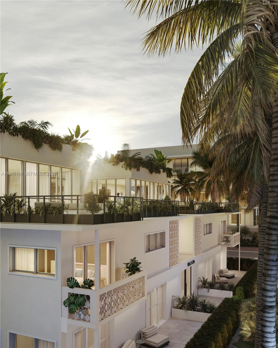 Introducing Villa Sofia, Miami's original pied-à-terre reimagined. A beloved destination for the affluent and bon vivant since 1959, this architectural gem is being thoughtfully reinvented for modern luxury in the exclusive South of Fifth neighborhood. With only 21 residences and no rental restrictions, Villa Sofia offers rare flexibility for owners and investors alike. Residence #104 features a beautifully designed 1 bed/1 bath with 444 SF interior plus a 69 SF terrace, showcasing an efficient layout and refined contemporary finishes. Residents will enjoy curated amenities including a rooftop bar, pool, outdoor gym, and lounge - ideal for relaxing, working, or entertaining. Residents will also have access to beach service. Completion estimated for the end of 2026.
