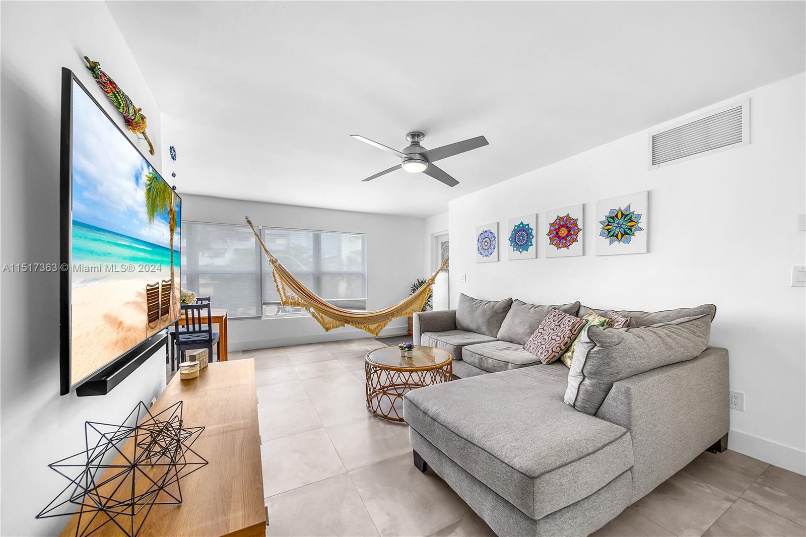 Welcome Home !! Tastefully renovated, large and spacious 1-Bedroom/1.5-Bath unit with 700 SqFt.  Fully furnished, great closet space ( including large walk -in closet ) and large balcony.  Assigned parking space ! Excellent location. Steps away from Lincoln Road, restaurants,  shops, galleries , beach , famous Flamingo Park and everything what South Beach has to offer.   Within few block  you will find Fresh Market, Publix, Whole Foods, Trader Joe's , Starbucks. Come and see yourself living here enjoying true Miami Beach lifestyle !
