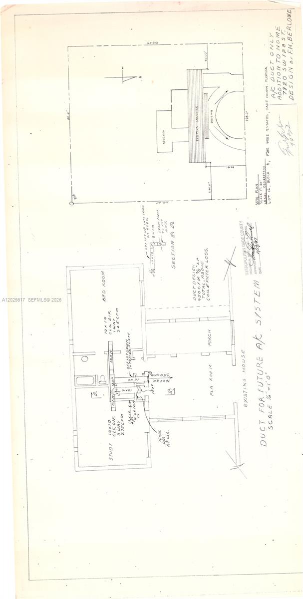 Survey available upon request. Opportunity knocks! Excellent lot to build your new house on while still living in the existing home. Lot size approx. frontage to SW 128 Street is 186' x 208' deep. Rectangular shape with existing fruit trees. 2 septic tanks. On municipal water. 
Lot 12, Block 6, Pine Tree Estates.  Owner has lived in this sturdy home for many years and they are ready to sell this wonderful location to the lucky new owner.
Please meet with the listing agent onsite on demand.
Homes on this street have sold for $5 million and more are on the market at $6m+.