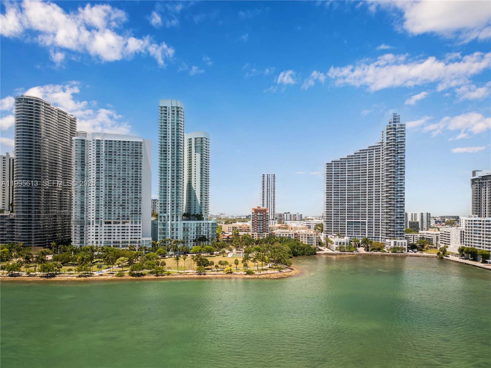 Experience comfortable waterfront living in this bright and airy 3 bedroom, 2 bath residence and 2 PARKING spaces. The thoughtfully designed layout features a modern, open-concept kitchen and generous living spaces filled with natural light throughout the day. Edgewater residents enjoy direct access to a beautifully maintained park with sweeping views of Biscayne Bay. Outdoor enthusiasts will appreciate the variety of recreational options just steps away, including tennis, basketball, beach volleyball, dog park and kids playground along the water. The building offers a wide range of amenities designed for both relaxation and convenience. Stay active in the state-of-the-art fitness center with pool views, unwind on the sun deck surrounded by tropical greenery, or take advantage of the resident lounge and business spaces. Full-service living is enhanced with a front desk, valet service, on-site management, and security. Ideally located near grocery stores, dining, cafés, and everyday essentials, Cite also places you within easy reach of cultural attractions, entertainment venues, Wynwood, Design District and a short drive from South Beach.
