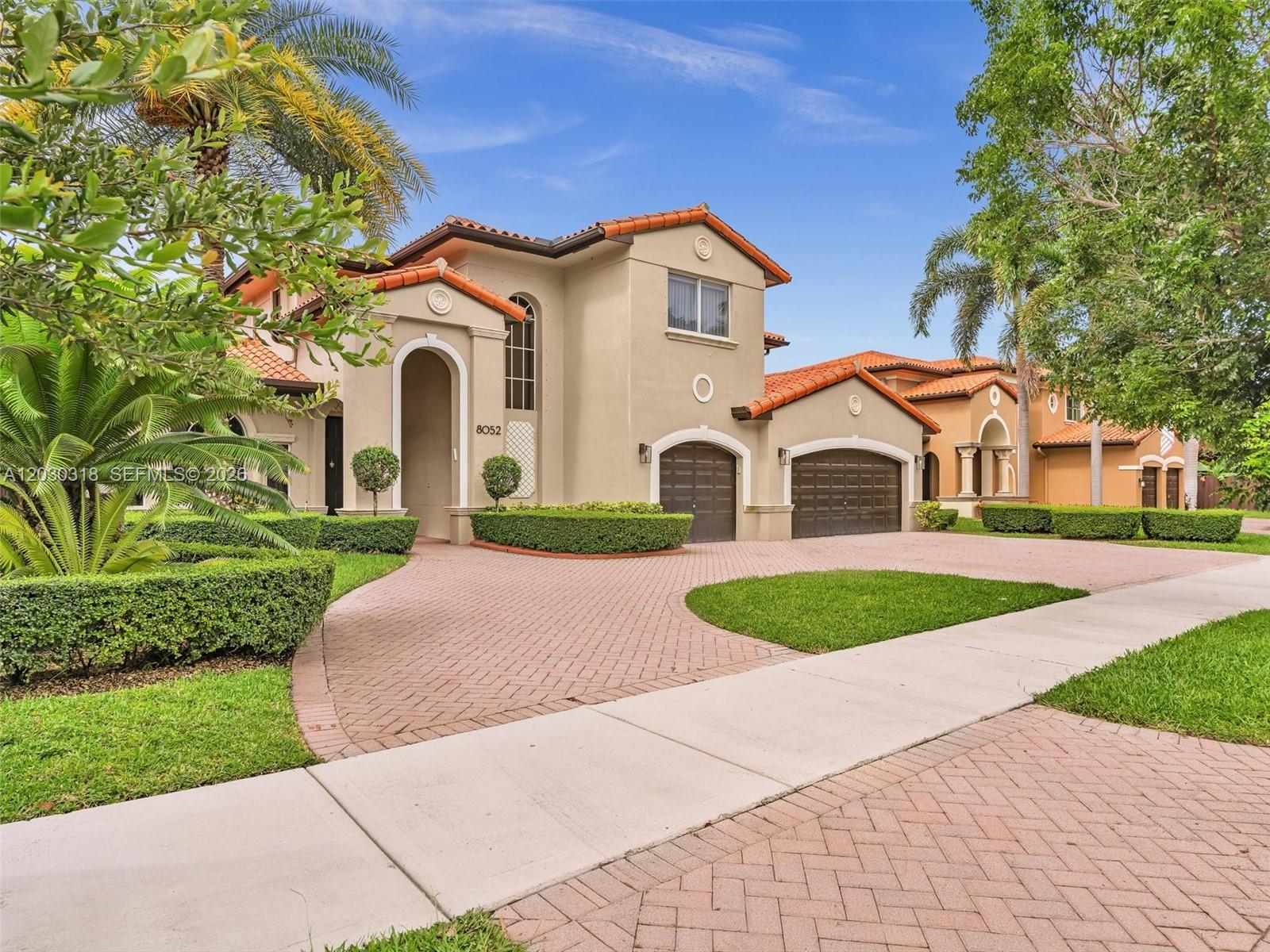 Spectacular Lakefront Estate in Guard-Gated Silvercrest North

Experience lakefront living in Silvercrest Lake Estates North, an exclusive guard-gated enclave in Miami Lakes. This impressive two-story home offers stunning lake views, a resort-style backyard, and exceptional space for modern living and entertaining.

The home features spacious living and dining areas, soaring ceilings, abundant natural light, and a beautifully updated kitchen. The thoughtfully designed layout includes a luxurious primary suite upstairs, two additional ensuite bedrooms, two bedrooms connected by a Jack-and-Jill bathroom, and additional guest space on the main level.

Step outside to a true resort-style lakefront retreat featuring a heated pool and spa, a custom outdoor kitchen, covered dining and entertaining areas, expansive travertine decking, pergola, lush tropical landscaping, and breathtaking lake views. Perfect for entertaining and everyday enjoyment, this backyard captures the South Florida lifestyle.

Additional features include a circular brick-paver driveway, storm shutters, mature landscaping, and a prime location near A-rated schools, parks, shopping, dining, and major highways including the Palmetto Expressway and I-75.

Enjoy the charm of Miami Lakes, known for its beautiful lakes, parks, tree-lined streets, and strong sense of community. This is a rare opportunity to own a lakefront estate in one of the area's premier gated neighborhoods.