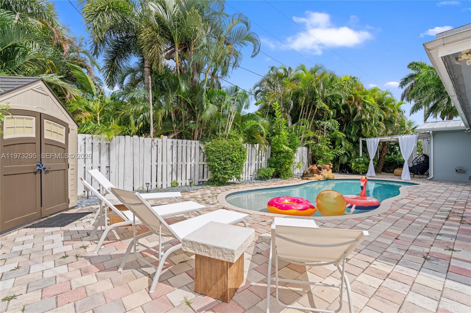 Beautifully remodeled single-family home featuring brand-new tile floors, fresh interior paint, and an updated AC system. Professionally designed and furnished with a modern, high-end touch. This home is truly move-in ready.
Enjoy a stunning private pool in a fantastic neighborhood location. Perfect as a primary residence, vacation home, or high-performing short-term rental investment. Airbnb-ready.
A rare turnkey opportunity in a great area. Just bring your suitcase or start generating income from day one.