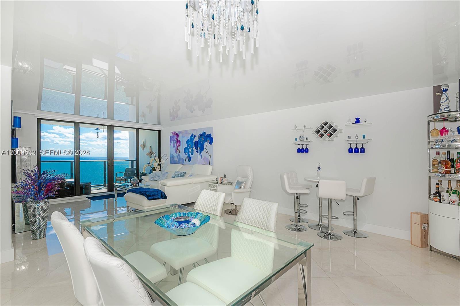 Panoramic ocean views from every room in this fully remodeled 20th-floor corner residence. This turnkey, fully furnished 2-bedroom, 2-bath unit offers approximately 1,400 sq ft of bright, open living space with a den, all showcasing unobstructed northeast-facing ocean and coastline views.

Designed for comfort and style, the unit features a modern kitchen with breakfast bar, spacious primary suite with walk-in closet, and impact windows and sliding glass doors throughout.

Enjoy true resort-style living in a full-service oceanfront building with heated pools, fitness centers, yoga studio, sauna, billiards, valet parking, on-site dining, beauty salon, and concierge services.

Available for seasonal rental (4–6 months). Fully furnished and move-in ready—ideal for snowbirds, winter residents, or those seeking a luxury coastal retreat. Internet and cable included. Includes one covered parking space. Prime location near Aventura Mall, beaches, fine dining, shopping, major highways, and Fort Lauderdale-Hollywood International Airport.