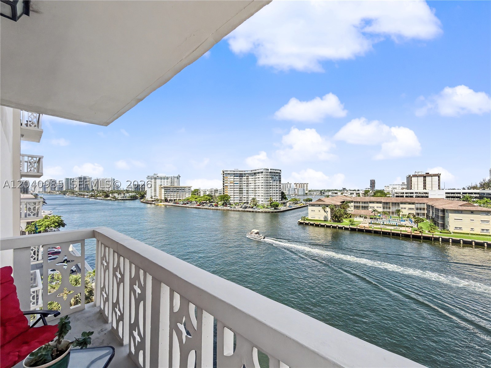 Stunning renovated corner unit 2-bedroom, 2-bath luxury condo in the desirable Imperial Towers, ideally located in Hallandale Beach just minutes from the ocean. This exceptional residence offers breathtaking 180-degree Intracoastal water views from the kitchen, living area, and both bedrooms. The spacious primary suite features two large closets, while the kitchen includes well maintained appliances and ample storage.

Designed with modern finishes and an open-concept layout, the unit is filled with natural light and offers abundant closet space throughout. Additional highlights include a newer A/C unit, balcony overlooking the Intracoastal, covered parking conveniently located next to the building, and two separate storage units.
Residents enjoy resort style amenities, including a  waterfront pool, sun deck, fitness center, and beautifully maintained common areas. Ideally situated near fine dining, shopping, entertainment, and some of South Florida’s most beautiful beaches, this is coastal living at its finest.