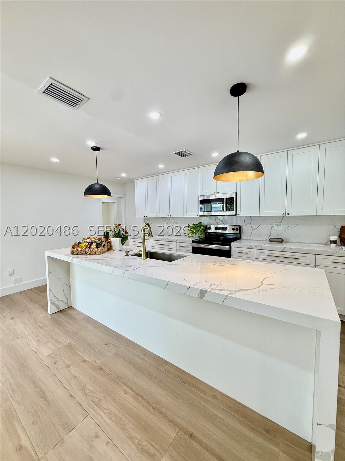 OPEN HOUSE — SUN 12–3PM. Fully renovated Coral Springs pool home with custom modern design — 4BR/2.5BA single-story, turnkey and move-in ready. Features a brand-new kitchen with quartz countertops, backsplash, and stainless steel appliances, new ceramic tile flooring throughout, a bright open floor plan with new recessed LED lighting, smooth modern walls with high-end finishes, and new tile and vanities in all bathrooms. Enjoy a private pool and single-story layout in an established Coral Springs location zoned for highly rated public schools. A rare turnkey opportunity — schedule before it's gone. Offers: cash requires POF; financed requires DU + Pre-Approval. Showings require 24-hour notice, property is tenant-occupied.