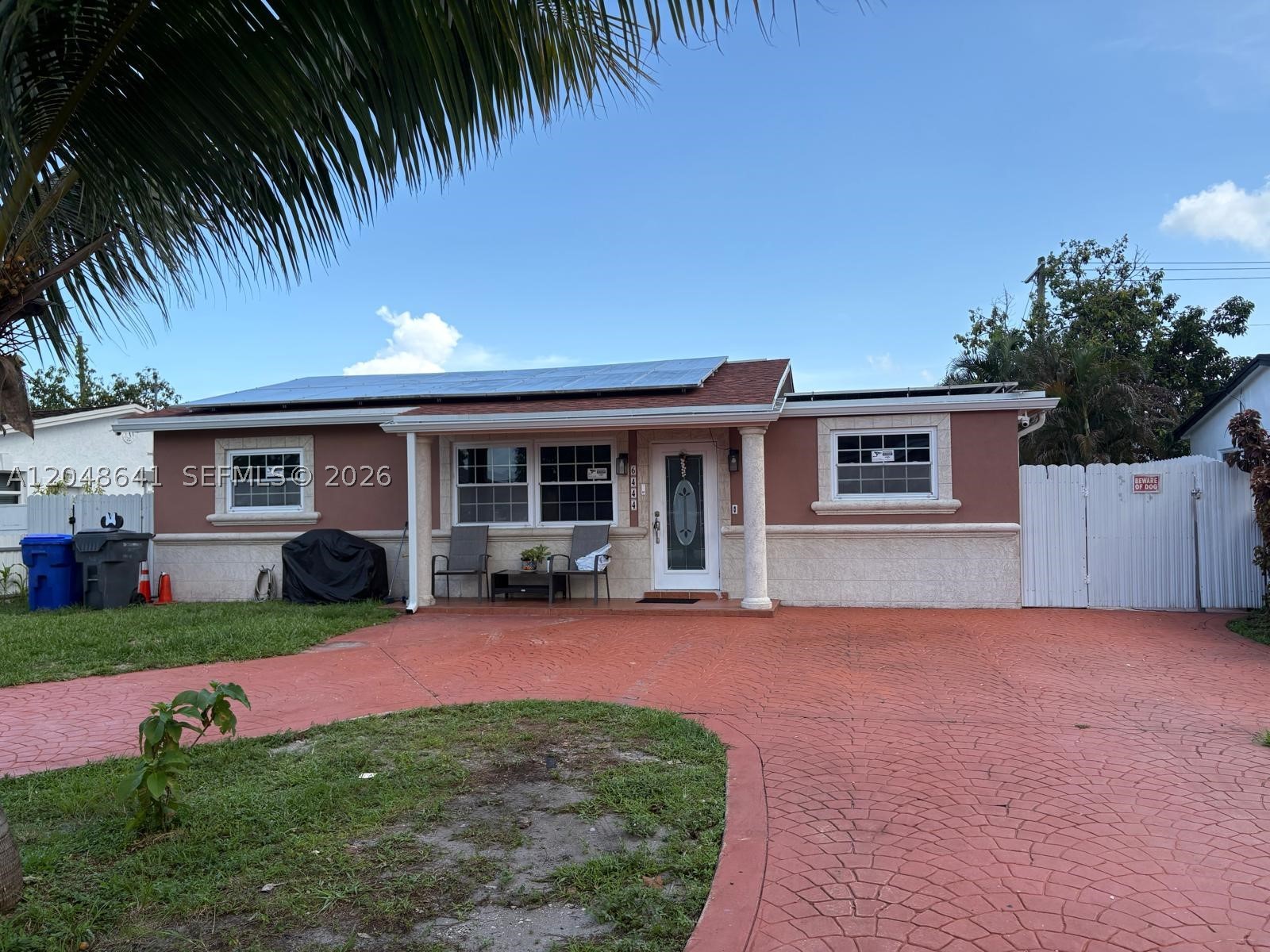 This could be the home you have been searching for! An excellent starter home, conveniently located just minutes from major highways, shopping centers, restaurants, schools, and other everyday conveniences.
The roof is less than one year old, providing added peace of mind, and the property was professionally tented in 2023. The owner will remove the solar panels prior to closing unless the buyer wishes to retain them, subject to mutually acceptable terms.
Don't miss this opportunity to own a home with a lot of potential in a highly accessible location.