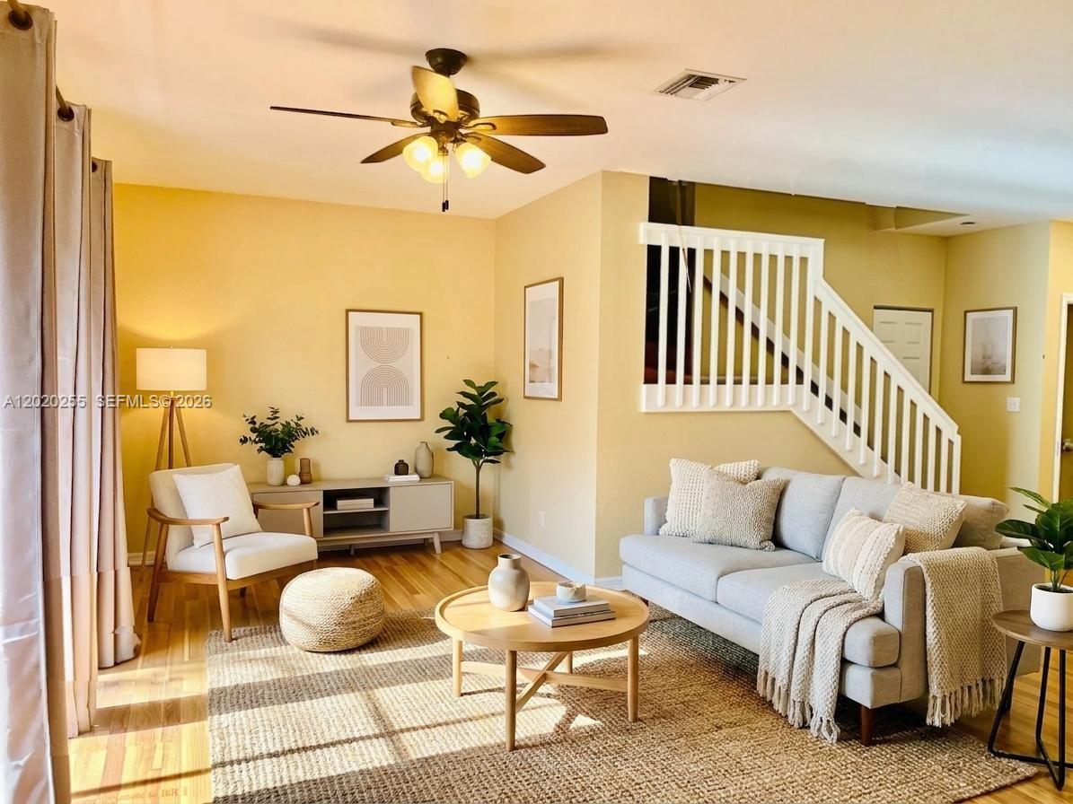 One or more photo(s) has been virtually staged, AI generated or rendered. Discover the perfect blend of comfort, convenience, and low-maintenance living in this 3-bedroom, 2.5-bath townhome with a 1-car garage, located in the highly desirable gated community of Timberwalk.This home features a functional and well-defined floor plan with spacious living and dining areas, offering comfortable spaces for everyday living and entertaining. The kitchen provides ample cabinetry. Upstairs, you’ll find all three generously sized bedrooms, including a private primary suite.The additional bedrooms offer flexibility for family , guest or office. Enjoy outdoor living from your private lanai. Timberwalk offers low HOA fees while providing excellent value, including cable, internet, lawn care, and access to resort-style amenities such as a community pool, fitness center, playground, and picnic areas. Ideally located just minutes from Florida Gulf Coast University (FGCU), Southwest Florida International Airport (RSW), Gulf Coast Town Center, Coconut Point Mall, Hertz Arena, dining, shopping, and I-75, with easy access to Southwest Florida’s beautiful beaches. Perfect for a primary residence, seasonal home, or investment opportunity in one of Fort Myers most convenient locations.