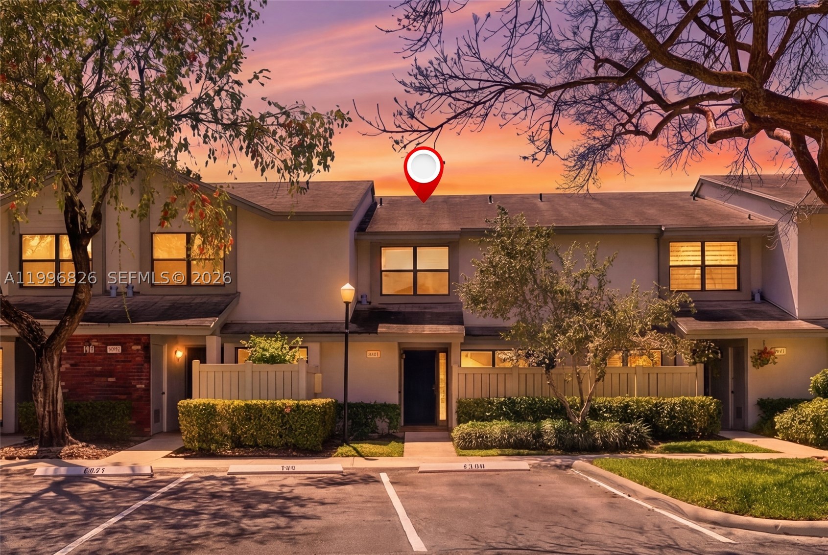 Wow! Amazing 2 Bed/2.5 Bath Waterfront Townhome Located In A Well-Maintained All Ages Community Of Baywood Village In The Township, Coconut Creek! This Home Showcases Its Large Living/Dining Area That Offers Lots Of Natural Light And A Wide View Of The Lake. Kitchen Includes Stainless Steel Appliances, Lots of Cabinet Space, And A Breakfast Nook. Washer /Dryer Hook Up. Front Storage Room. Extra Storage Under Stairs. LED Recessed Lights. Half Bath Has A New White Vanity With White Countertop. The Whole House Was Freshly Painted & Professionally Cleaned. 2 Large Primary Bedrooms Both have En-Suite Bathrooms &  Vaulted Ceilings. One Primary Bedroom Has Panoramic Water Views And A Walk-In Closet. Bathrooms Have Large Vanities. Home Is Located Right Next To Pool. Township Amenities Include Clubhouse, Tennis, Basketball, Performing Center, Fitness, Olympic Pool.Great Location, Top-Rated Schools, Shopping, Dining, Short Drive To Beaches. Pet friendly. Don't Miss Out on This Opportunity. Priced To Sell. VA Financing Approved. Must See!