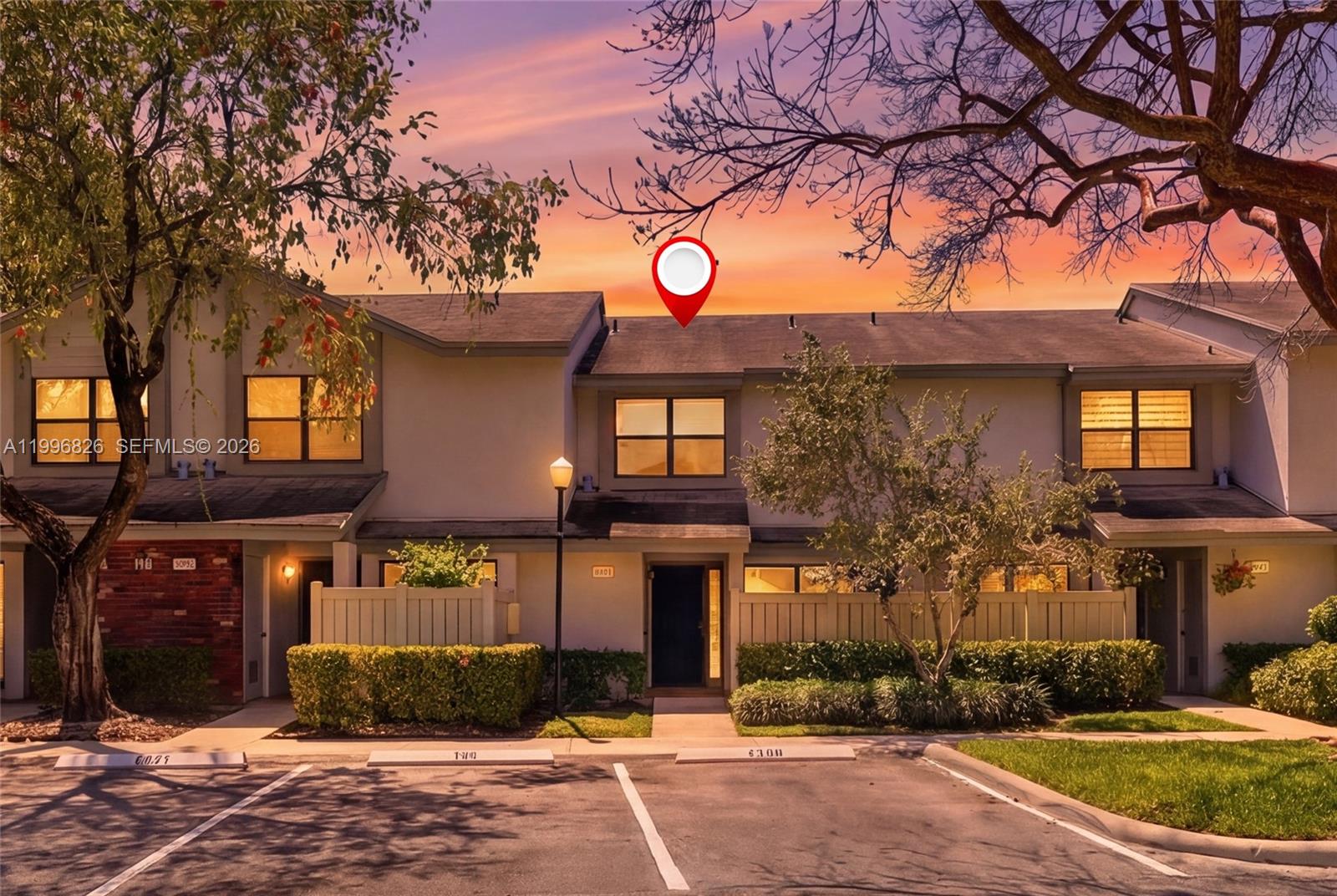 Wow! Amazing 2 Bed/2.5 Bath Waterfront Townhome Located In A Well-Maintained All Ages Community Of Baywood Village In The Township, Coconut Creek! This Home Showcases Its Large Living/Dining Area That Offers Lots Of Natural Light And A Wide View Of The Lake. Kitchen Includes Stainless Steel Appliances, Lots of Cabinet Space, And A Breakfast Nook. Washer /Dryer Hook Up. Front Storage Room. Extra Storage Under Stairs. LED Recessed Lights. Half Bath Has A New White Vanity With White Countertop. The Whole House Was Freshly Painted & Professionally Cleaned. 2 Large Primary Bedrooms Both have En-Suite Bathrooms &  Vaulted Ceilings. One Primary Bedroom Has Panoramic Water Views And A Walk-In Closet. Bathrooms Have Large Vanities. Home Is Located Right Next To Pool. Township Amenities Include Clubhouse, Tennis, Basketball, Performing Center, Fitness, Olympic Pool.Great Location, Top-Rated Schools, Shopping, Dining, Short Drive To Beaches. Pet friendly. Don't Miss Out on This Opportunity. Priced To Sell. VA Financing Approved. Must See!