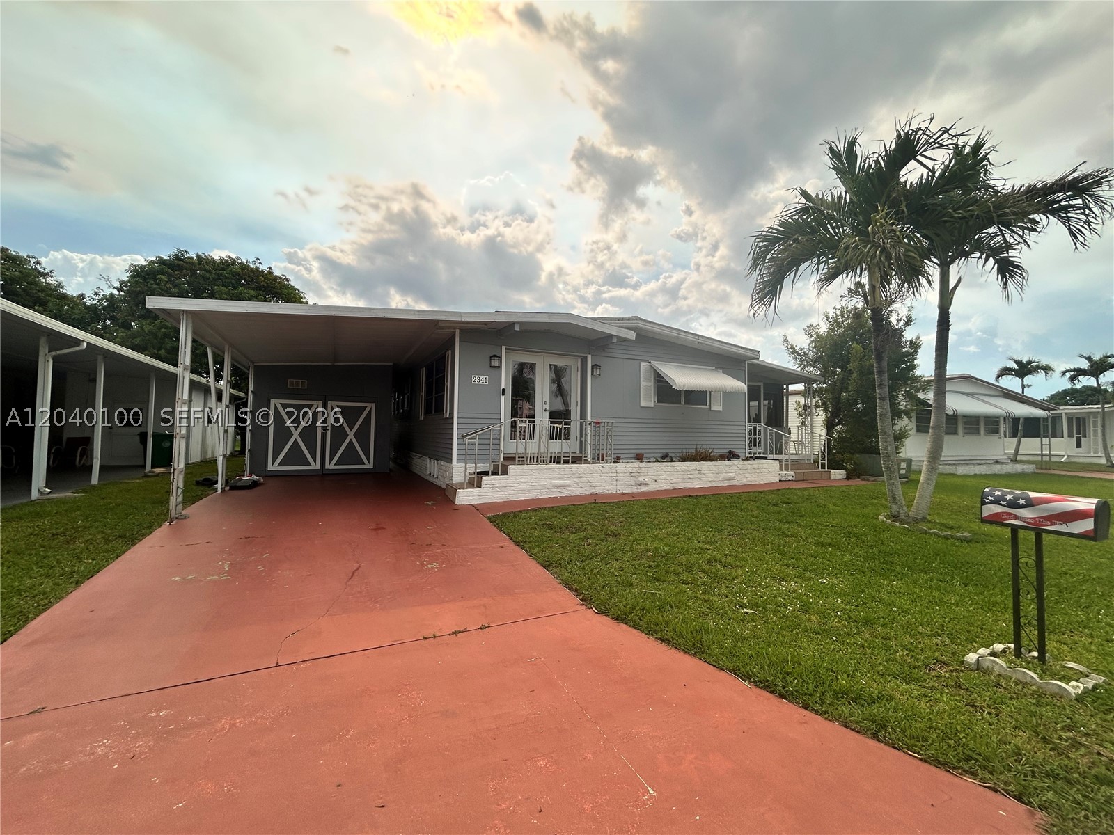 BEAUTIFUL HOME IN PARK CITY READY FOR IMMEDIATE OCCUPANCY. YOUR PERFECT OPPORTUNITY TO COME ENJOY ALL THAT SUNNY SOUTH FLORIDA HAS TO OFFER. WITH 3 BEDROOMS AND 2 FULL BATHROOMS, THERE IS PLENTY OF ROOM FOR YOU AND YOUR GUESTS. A BEAUTIFULLY UPDATED KITCHEN OPEN TO THE LARGE LIVING AREA, AS WELL AS A SCREENED IN PORCH, IS AN ENTERTAINER'S DREAM. A FENCED IN BACK YARD IS PERFECT FOR THE FUR BABIES AND THIS BEAUTY IS LOCATED ON THE CANAL SO IMAGINE THE SUNRISES AND SUNSETS! IN ADDITION TO THE ATTACHED, LARGE SCREENED IN PATIO, THERE IS ALSO TWO STORAGE SHEDS, PERFECT FOR GOLF CART PARKING AND ANYTHING ELSE YOU MIGHT ENJOY. COMMUNITY POOL, CLUBHOUSE, ACTIVE ADULT GOLF CART COMMUNITY. CONVEINENT LOCATION IN THE HEART OF DAVIE. JUST MINUTES TO THE BEACH, SHOPPING, RESTAURANTS, SPORTING EVENTS, EXPRESSWAYS, PLACES OF WORSHIP AND ANYTHING ELSE YOU MIGHT NEED. HURRY HOME!