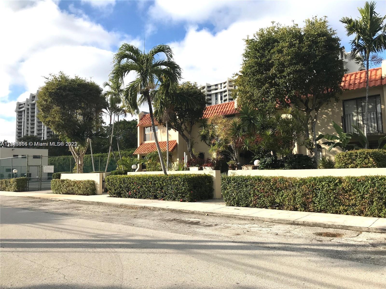 ONLY ACTIVE LISTING IN HARBOR CLUB VILLAS. VERY SPACIOUS TWO STORY TOWNHOME IN PRIME MIAMI SHORES LOCATION EAST OF US 1. LARGE LIVING/DINING ROOM WITH NEWER PORCELIN TILE FLOORING AND MIRRORED WALL. BRIGHT & CHEERFUL KITCHEN WITH PASS THROUGH TO DINING AREA. GUEST BATHROOM ON MAIN LEVEL. SECOND LEVEL FEATURES TWO LARGE BEDROOMS, ONE WITH FULL BATHROOM EN SUITE PLUS FULL GUEST BATHROOM. STACAKABLE WASHER/DRYER. ASSIGNED PARKING RIGHT BEHING THE UNIT + LOTS OF STREET PARKING. COMMUNITY POOL & TENNIS COURTS. COMMUNITY DOCK ON "AS AVAILABLE BASIS". NEWER ROOF. RECENT RECERTIFICATION COMPLETED.  NO RENTAL RESTRICTIONS.