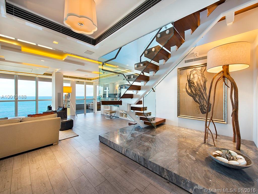 This former Kardashian PH has it all, a 2000 SF. rooftop, private salt water pool and Jacuzzi designed by Raymond Jungles. Sunrise and Sunset views with and abundance of natural light. Two master VIP suites, floor-ceiling impact glass, custom built-in shelving, closets and retractable Smart TV's, marble bath with aqua brass soaking tub, kohler and fixtures. Porcelanosa wood floors, electric blackouts and sheers, smart home, furniture designed by Jalan Jalan and more.