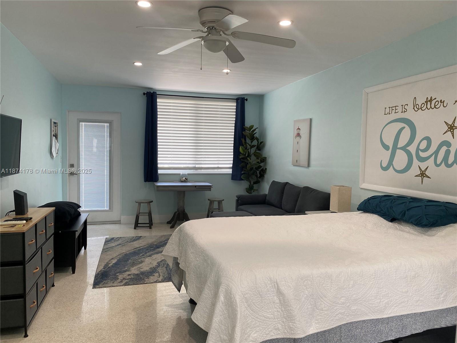 Charming studio just steps from the sand in Lauderdale-by-the-Sea. This fully furnished second-floor unit
overlooks the pool and offers everything you need for easy, beachside living. Inside, you'll find terrazzo floors,
central AC, hurricane impact windows, and a light-filled living space with modern coastal furnishings. Gated
community with a swimming pool, BBQ area, on-site laundry, and resident parking. Tucked in one of South
Florida’s most walkable beach towns, you’re just a short stroll to the ocean, the pier, and a variety of cafes,
restaurants, and local shops. Enjoy a laid-back, vibrant coastal lifestyle with everything you need right at your
doorstep.