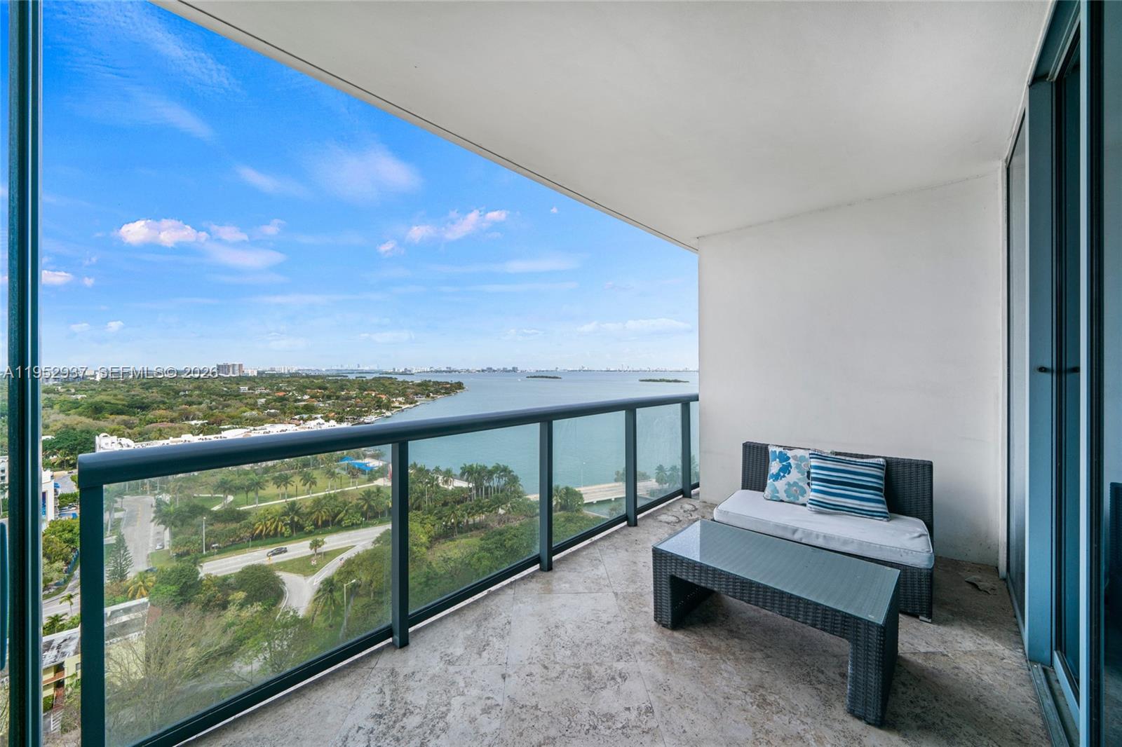 Exceptional modern and elegant 2 Beds / 2.5 Baths with breathtaking views of the Intracoastal. Floor to ceiling windows overlooks Biscayne Bay & the lights of Miami. Upgraded condo including marble floors, sheer weave shades and cherry wood closets. One of the Best lines in the Building. The condo features full service amenities with lap pool, heated pool, BBQ area, fitness center, party room, business center, 24 hours security, pets welcome. Minutes drive to South Beach, Miami Beach, and Downtown. Walking distance to Wynwood, Design District and Midtown shopping & dining. Quick access to all major highways. Blue was named "The Best New Condo in Miami".