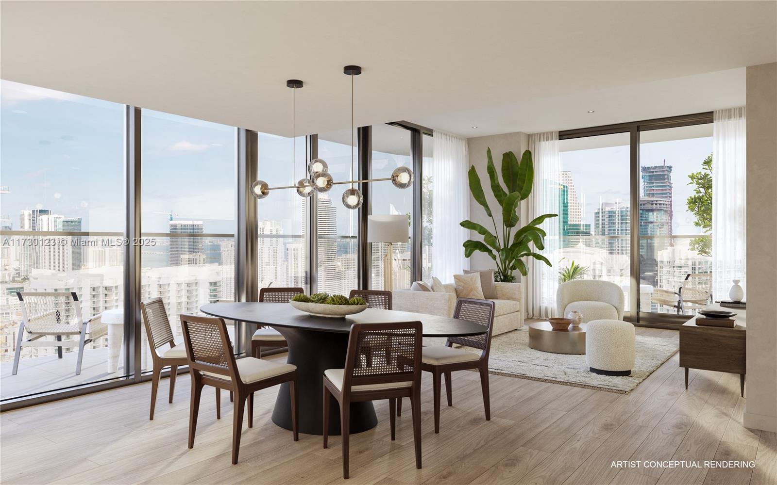 *Under-construction* Rising 44 stories above the Miami River, LOFTY Brickell offers flexible luxury living with full short-term rental licensing. The exclusive Penthouse Collection features fully furnished 2- & 3-bedroom + den residences by Artefacto, with sweeping views of the river, skyline, and Biscayne Bay. Enjoy private amenities, curated hospitality, and waterfront dining at Avra. On-site management ensures a seamless five-star experience for owners and guests. Anticipated delivery date is Q4 2027.
