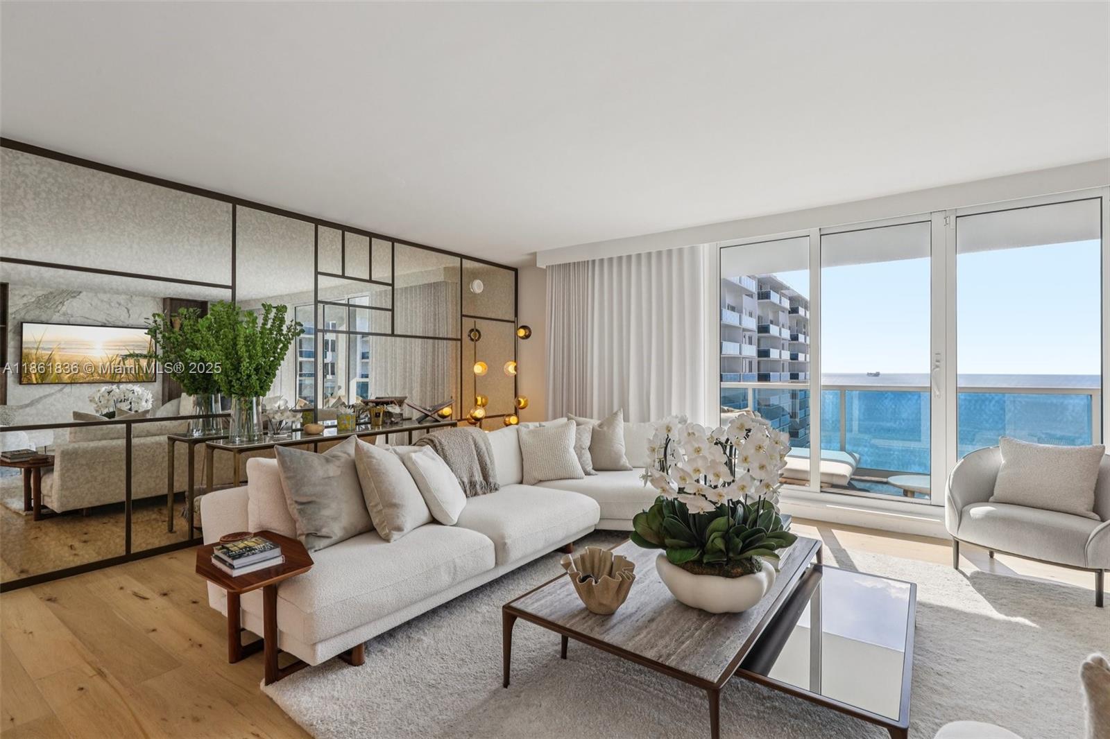 Experience the ultimate South Beach lifestyle in this newly renovated and upgraded, designer-furnished 3-bed/3-bath residence at 1 Hotel & Homes South Beach, seamlessly uniting the comforts of home with the indulgence of resort living. Spanning 2,092 sq. ft., this turnkey oceanfront retreat features interiors by Meyer Davis Studio, marble throughout, custom furnishings, and a spacious balcony with sweeping pool and ocean views.

Residents enjoy exclusive access to private entrances, house car service, and tailored concierge offerings, complemented by world-class hotel amenities including multiple pools, spa, fitness center, and beachfront service. A premier opportunity in one of Miami’s most prestigious addresses.