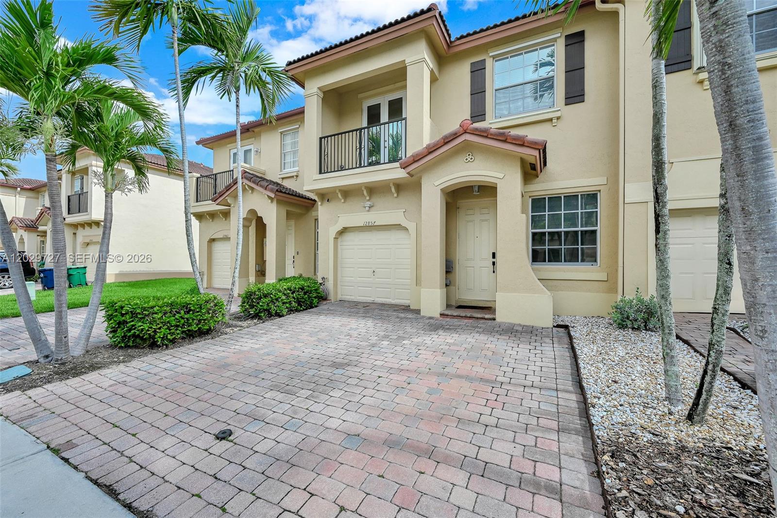 Beautiful and spacious 3-bedroom, 2.5-bath townhouse located in the highly desirable Courts at Tuscany community! This well-maintained home offers a bright and functional floor plan with 1,670 SF of living area, spacious living and dining areas, abundant natural light, and a finished garage. Enjoy comfortable family living with generously sized bedrooms, open kitchen layout, and low-maintenance outdoor space perfect for relaxing or entertaining. This property has been tastefully updated and is ready to move in. AC recently replaced. Relax on the bedroom balconies or head over and enjoy 2 beautiful pools, fitness, center clubhouse and more.  Excellent opportunity to own in a quiet, family-friendly neighborhood with great amenities. Easy to show!