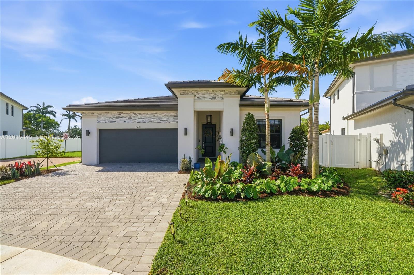 Looking for a newer construction home with a resort-style backyard in West Miramar? This 4-bedroom home in Marbella by Lennar offers modern upgrades, one of the largest lots in the community, and a heated saltwater pool designed for year-round South Florida living. Built in 2023 with an effective year of 2024, this move-in ready residence combines style, comfort, and smart home convenience.

Welcome to 17314 SW 46th Street in Miramar, Florida. This beautifully upgraded 4-bedroom, 3-bathroom single-family home features approximately 2,274 square feet of living space with a spacious open-concept layout and premium finishes throughout. Interior highlights include wood-look porcelain plank tile flooring, built-in custom closets, Philips Hue smart lighting, landscape outdoor speaker system and professionally installed landscape lighting.

The backyard is designed for entertaining and relaxation with a heated saltwater pool installed early last year, white travertine pavers, artificial turf, and freshly updated landscaping. Situated on one of the largest lots within Marbella by Lennar, the property offers rare outdoor space in a newer construction community.

Conveniently located near major highways, shopping, dining, parks, and everyday conveniences, this West Miramar home offers modern living with the peace of mind of newer construction.