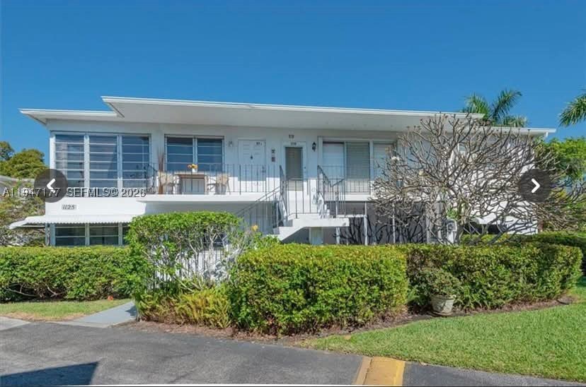 This charming one-bedroom apartment has been thoughtfully converted into a two-bedroom unit, offering a perfect balance of space & functionality. Located on the 2nd floor of a well-maintained, 2-story building, this bright apartment is in a quiet, residential area, providing a peaceful retreat while still being close to all the action of Fort Lauderdale. Enjoy the convenience of being within walking distance to shops, restaurants, 2 miles from the beach, short drive to the vibrant Las Olas area, where you’ll find dining, entertainment, & nightlife. Heated pool on site, picnic area, boat dock (possible wait list). One buyer must be 55+,land belongs to co-op. Can rent right away. Minimum lease 3 months. Don't miss out on this fantastic opportunity to own a well-priced, comfortable home in a prime location! Furniture is included!