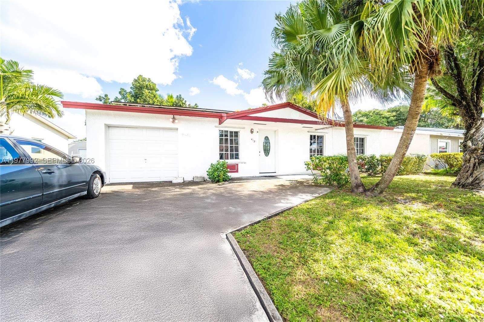 GARAGE CONVERTED TO 4TH BEDROOM - Can easily be converted back! SPACIOUS MASTER BEDROOM WITH A LARGE CUSTOM MASTER BATH - Enjoy the oversized family room! KITCHEN OFFERS AMPLE STORAGE - All new windows throughout the home! HURRICANE SHUTTERS FOR ADDED SECURITY - Ready for you to move in! LARGE PRIVATE BACKYARD WITH FENCING - Includes a separate shed for additional storage. Directions: From University Drive, head east on Southgate, then south on 79. Take a right on SW 3rd and a left on 80 Ave. Showing Instructions: Please call the Listing Office to schedule a showing