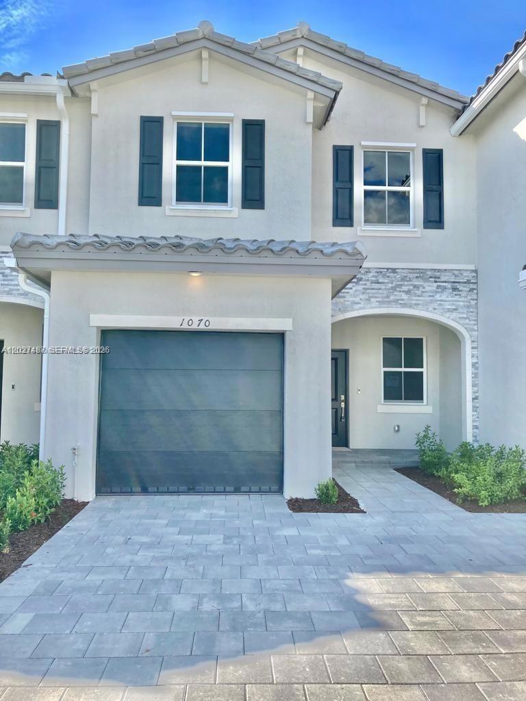 GREAT OPPORTUNITY!!! GREAT PRICE!! Very well maintained townhouse at Riviera - Homestead. 3 Bed 2/1 Baths, 1 car-garage, plus 2 parking assigned space. The community is just minutes from the Florida Turnpike, providing easy access to Miami's downtown hub and the Florida Keys. Plus, homeowners have access to convenient amenities, such as the clubhouse, fitness center and swimming pool. All information is approximate and not warranted or guaranteed. ***Highly motivated seller offering closing cost assistance***