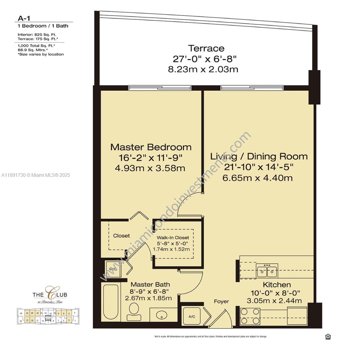 THE CLUB AT BRICKELL BAY - Residential Lease