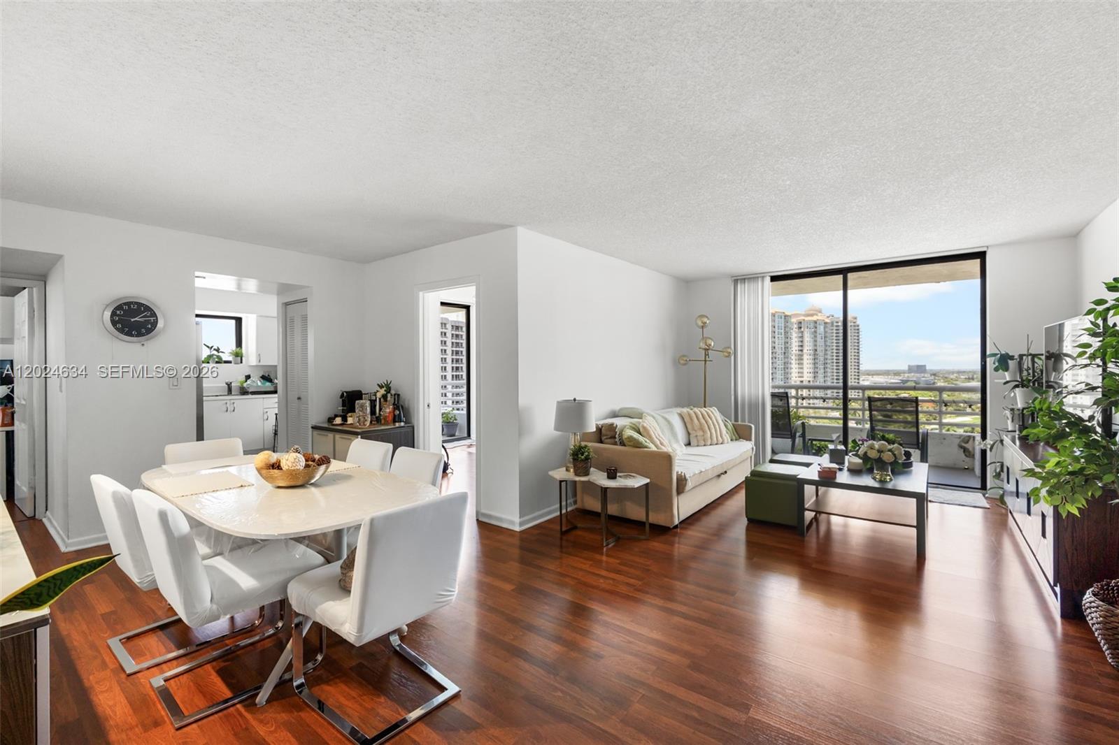 Welcome to Residence 1601 — A rare corner-unit opportunity in the heart of Aventura offering the perfect combination of space, views, and value.

This beautifully positioned 3-bedroom, 2-bathroom residence is offered at a competitive price point. Designed for both comfort and lifestyle, with In-Unit Laundry machine and dryer, every bedroom features direct access to one of the unit’s two private balconies, creating seamless indoor-outdoor living and filling the home with natural light.

Enjoy breathtaking panoramic views overlooking the iconic Aventura Golf Course from multiple areas of the residence — a peaceful and scenic backdrop that makes every morning feel elevated.

Additional highlights include a brand-new AC system just installed, adding peace of mind and long-term value for the next owner.

Whether you’re looking for a primary residence, vacation home, or investment opportunity, Unit 1601 stands out with its rare layout, corner positioning, expansive balcony access, and unbeatable value at Parc Central, Aventura.
(County records show 2/2/0)