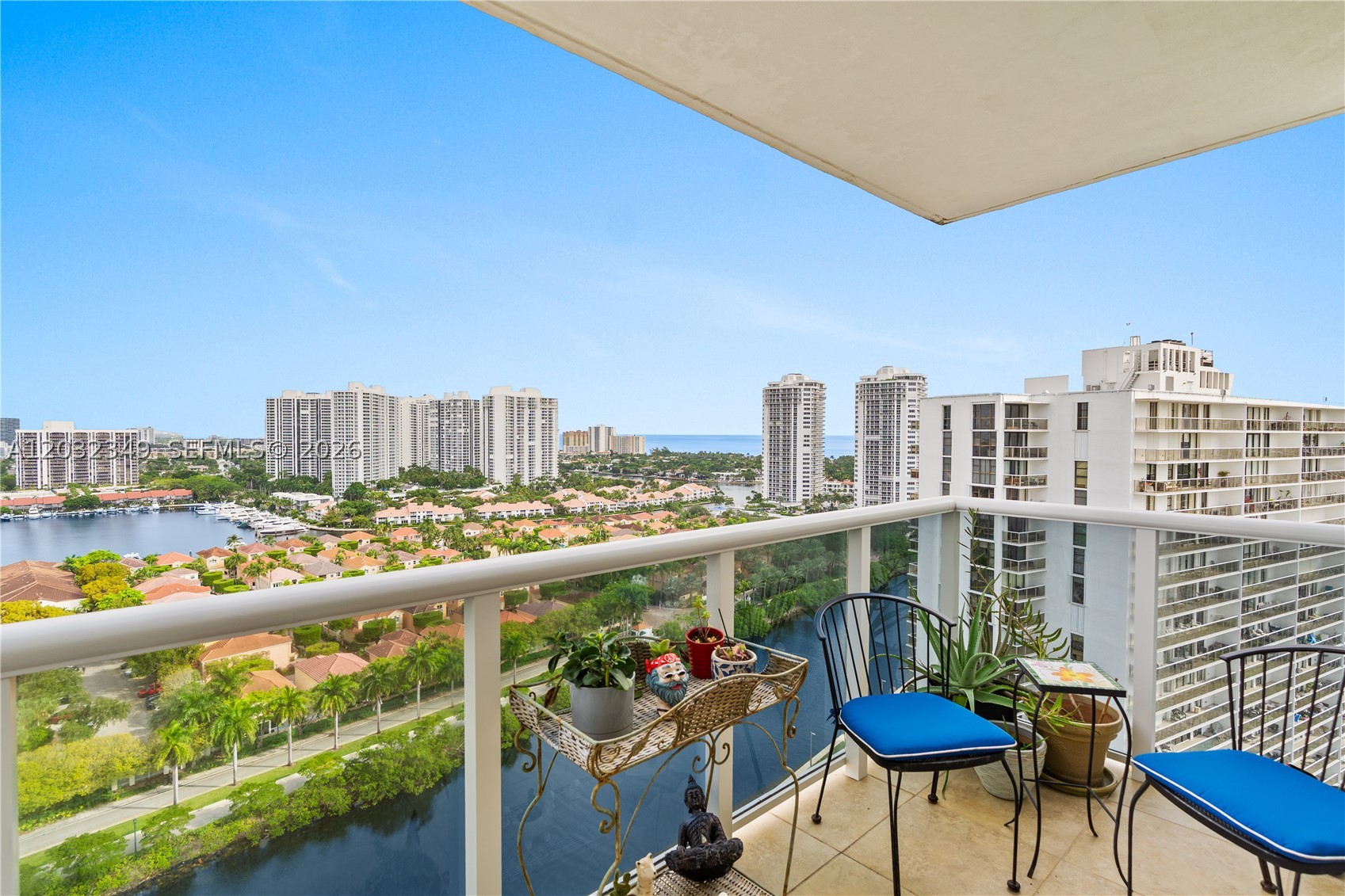 This Huge 1BR plus den with 1.5 baths, can be easily be converted. Boost unobstructed ocean views, covered parking. Located on luxurious Country Club Drive, walking distance to the Aventura Mall, Gulf Stream Casino, restaurants. 30 mins from 2 major airports, South Beach, Hard Rock,  attractions. several parks for activities, tennis courts, courtesy buses, and complimentary car services. This is a walkable community , a 3.5-mile walking path for jogging, cycling, and walking. It is also close to places of worship. Amenities such as a  brand new heated pool and spa , newer gym, new barbecue area game room and more .  special assessments paid in full by seller.