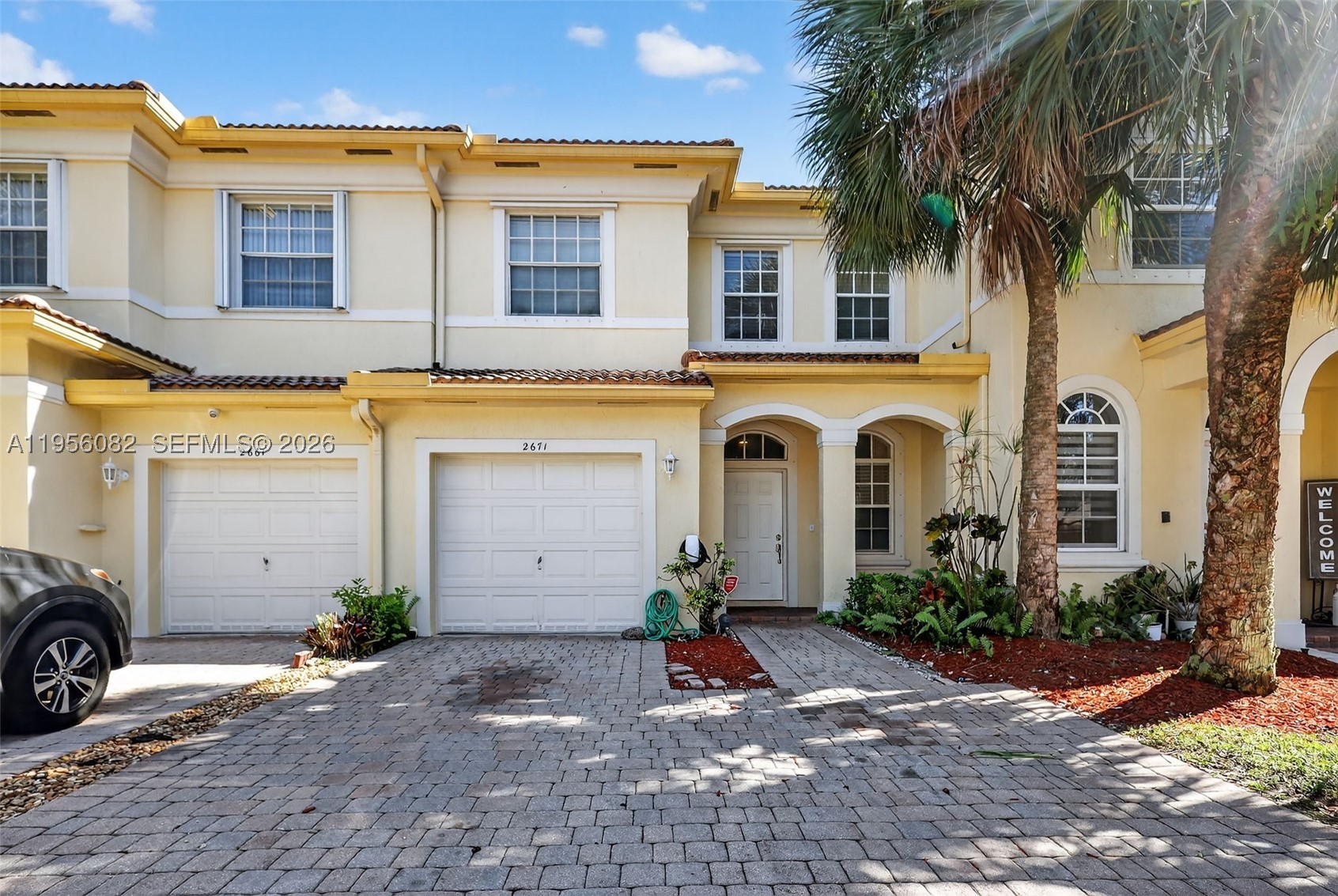 Must-see home! This beautifully maintained 3-bedroom, 2.5-bath townhouse is located in the secure, gated community of Murano at Hampton Park. Features include a spacious kitchen with stainless steel appliances, in-unit washer and dryer, and a one-car garage plus driveway parking for two additional vehicles. Conveniently situated near major roads and highways for easy commuting. Low HOA fees include exterior building and lawn maintenance, as well as access to a clubhouse with fitness center, pool, tennis courts, and four playgrounds—perfect for the whole family.