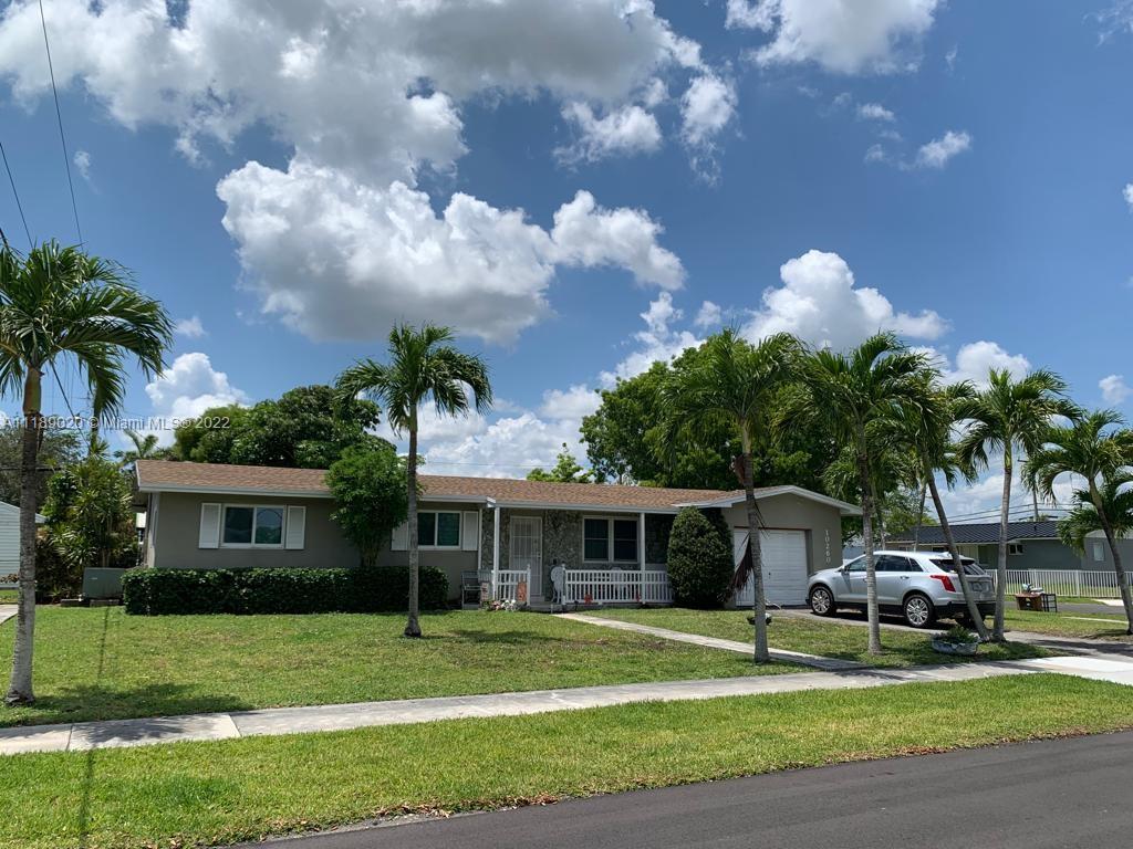Property Hub 1 exclusively presents 10260 Nicaragua Dr: First time on the market, 4 bed 3 bath (4th bedroom partition wall removed to enlarge living area, family room and 3rd bathroom added in a 1996 addition) single-family home in Cutler Bay with no HOA. Pedestrian-friendly well-established neighborhood, with low-through streets and generous setback distances from the street, in a no flood zone X. Close proximity to FL turnpike and Old Cutler Rd. +/- 9,300 SqFt lot size, fenced-in backyard with room for a pool. Approx. 14' clearance from the side of the house to the fence gives for a boat or additional parking. Moderately updated but ready for your buyer's touches. 2017 shingle roof, impact windows/hurricane shutters. Large shed included in sale and above ground pool negotiable.