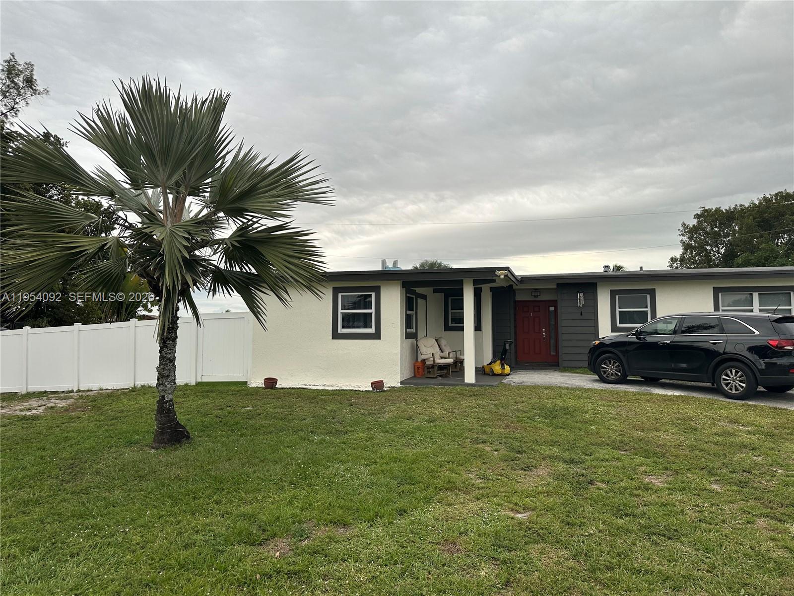 Large corner lot. Lovely kitchen, great for entertaining, connects to living room and to patio with extended roof overhang and on concrete floor, ideal for outdoor socializing.
All ''Hurricane Impact" doors and windows. Well maintained 10-year-old roof.
Full surround high privacy fence, encloses storage for boat, trailer water toys, etc. Large shed for tools.
- 4th room may become a Den, Office or in-law quarters.
- 3% Seller concession will be considered towards Buyer’s Closing costs.