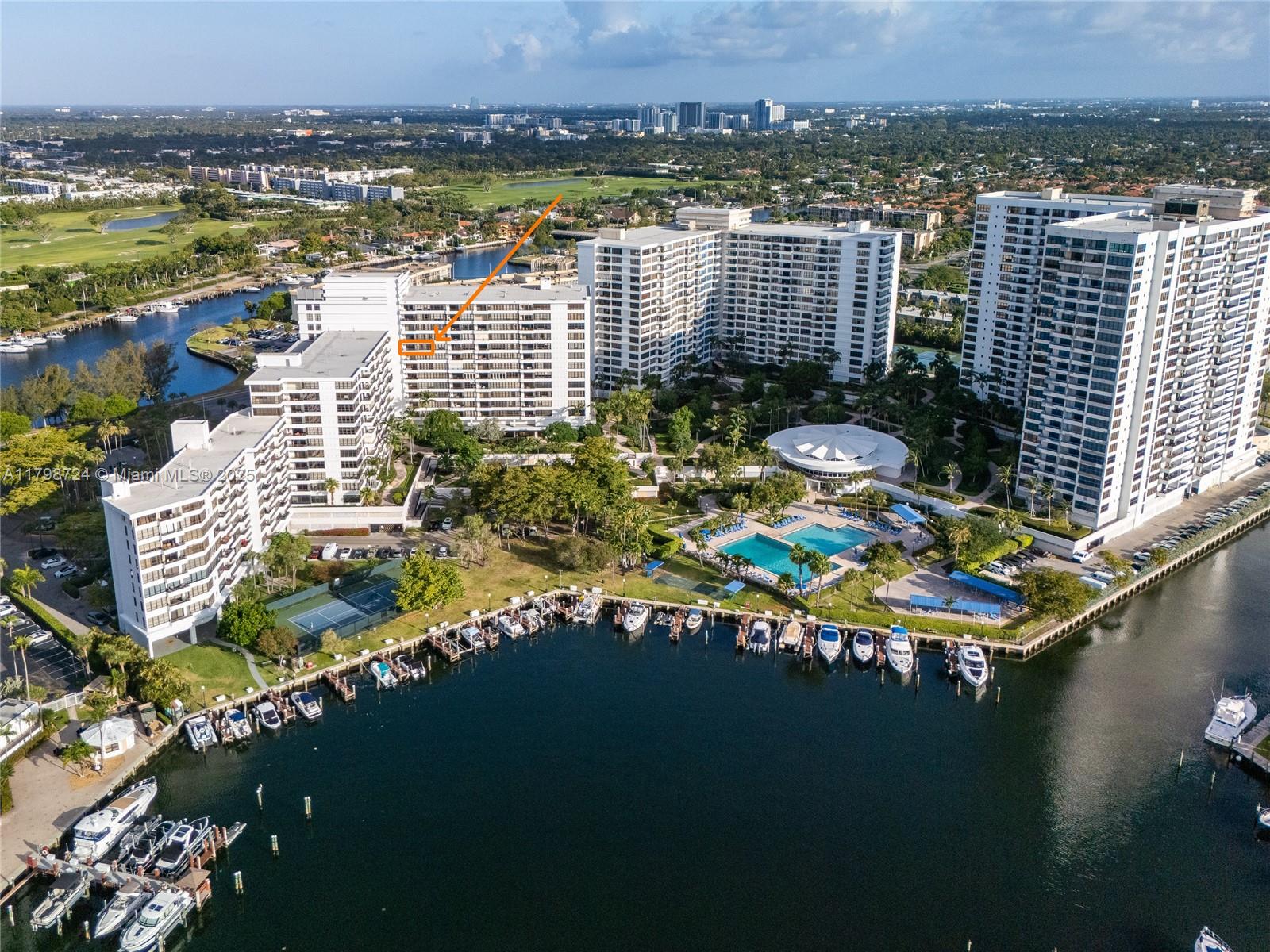 Step into luxury in this fully renovated 1 bed + den, 1.5 bath condo with breathtaking panoramic views of the Intracoastal and marina. Featuring elegant porcelain floors throughout, a sleek European-style kitchen with premium finishes, and spa-inspired bathrooms designed for comfort and style. The spacious den offers the perfect flex space for a home office or guest room. Nestled in the prestigious Olympus complex, enjoy world-class amenities including multiple pools, state-of-the-art fitness center, tennis courts, sauna, valet, 24/7 security, and more. Minutes to beaches, dining, and shopping.. 40-year restoration completed with no assessments.