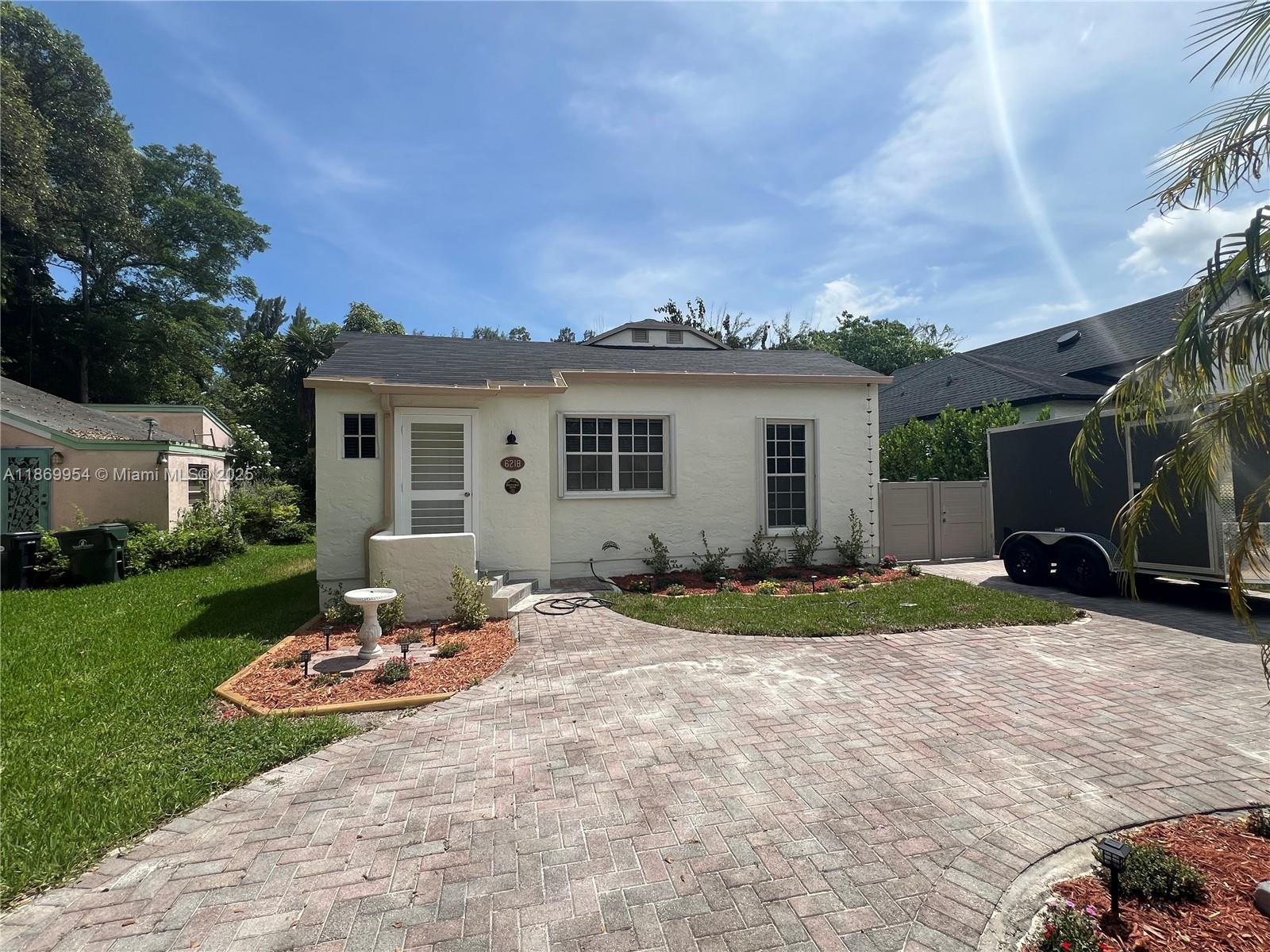 Charming 3 Bed, 2 Bath Single-Family Home in South Miami. Located just 1/2 mile from the world-renowned University of Miami and within 1 mile of South Miami Baptist Hospital. This rarely available gem is now on the market for the first time ever. This well maintained home features updates throughout, including new flooring, a modernized kitchen, and bathrooms. The spacious backyard offers ample room to expand, whether you're dreaming of adding square footage, building a pool, or creating an office/studio retreat. This home is part of a unique and desirable neighborhood full of character and charm. Don’t miss your chance to own a piece of South Miami history in an unbeatable location.