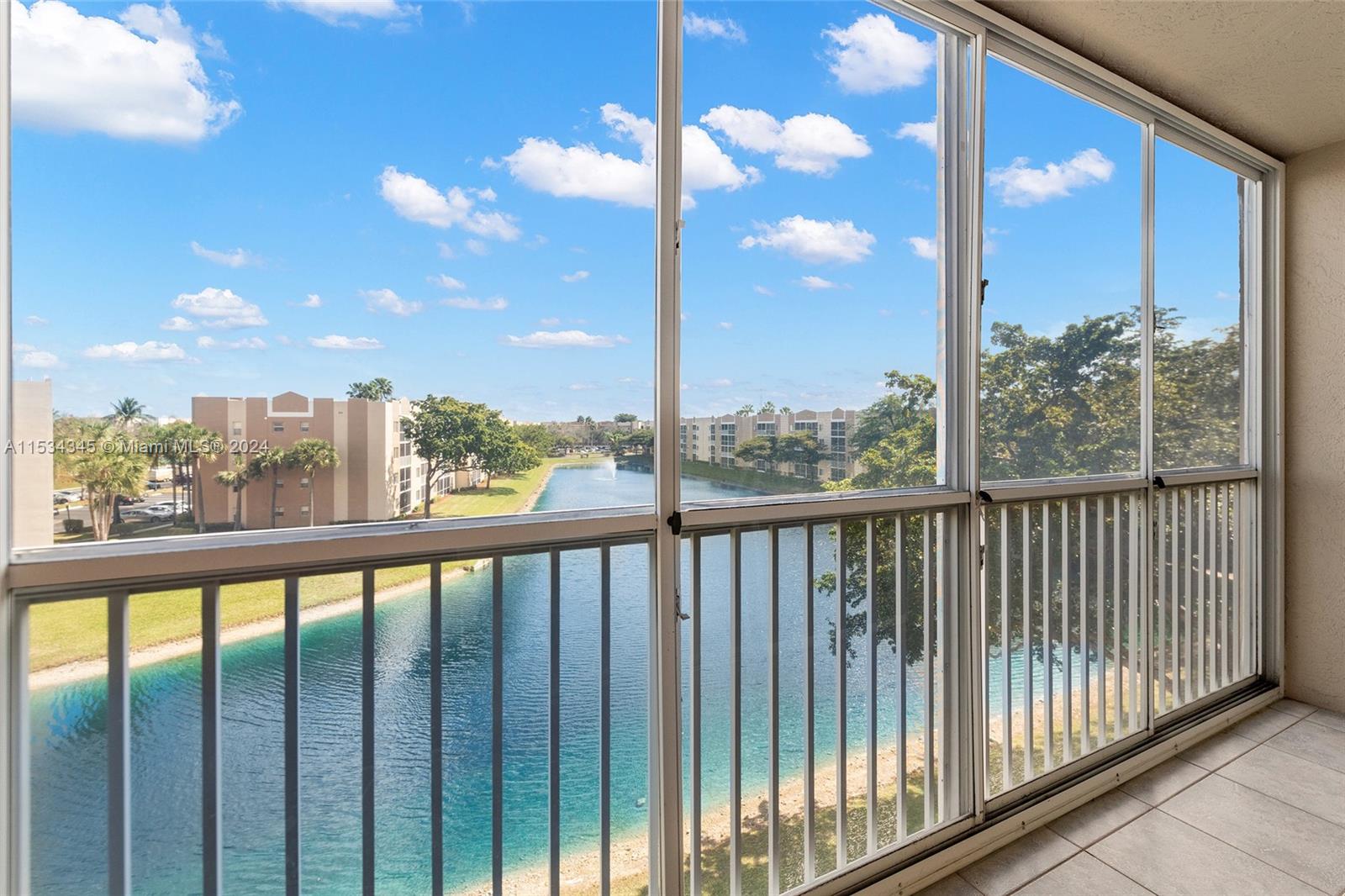 Spacious and private end unit overlooking the lake, large rooms and generous closet space, living room sliders open to a private lake front balcony.  Huge primary bedroom with enormous walk-in closet and ensuite bathroom with walk-in shower.  Eat-in-kitchen overlooks a second private balcony/patio.  Washer/dryer in unit.  Convenient assigned parking with plenty of guest/visitor parking.  A short stroll to the private Weldon community pool and tennis court, or enjoy all the fantastic amenities of living in Kings Point 55+ community:  indoor and outdoor pools, spa, fitness center, pickleball, tennis, social activities, entertainment in the state-of-the-art theater.  Guard gated community, well managed association, includes reserves.  No rentals first year owned and no pets.