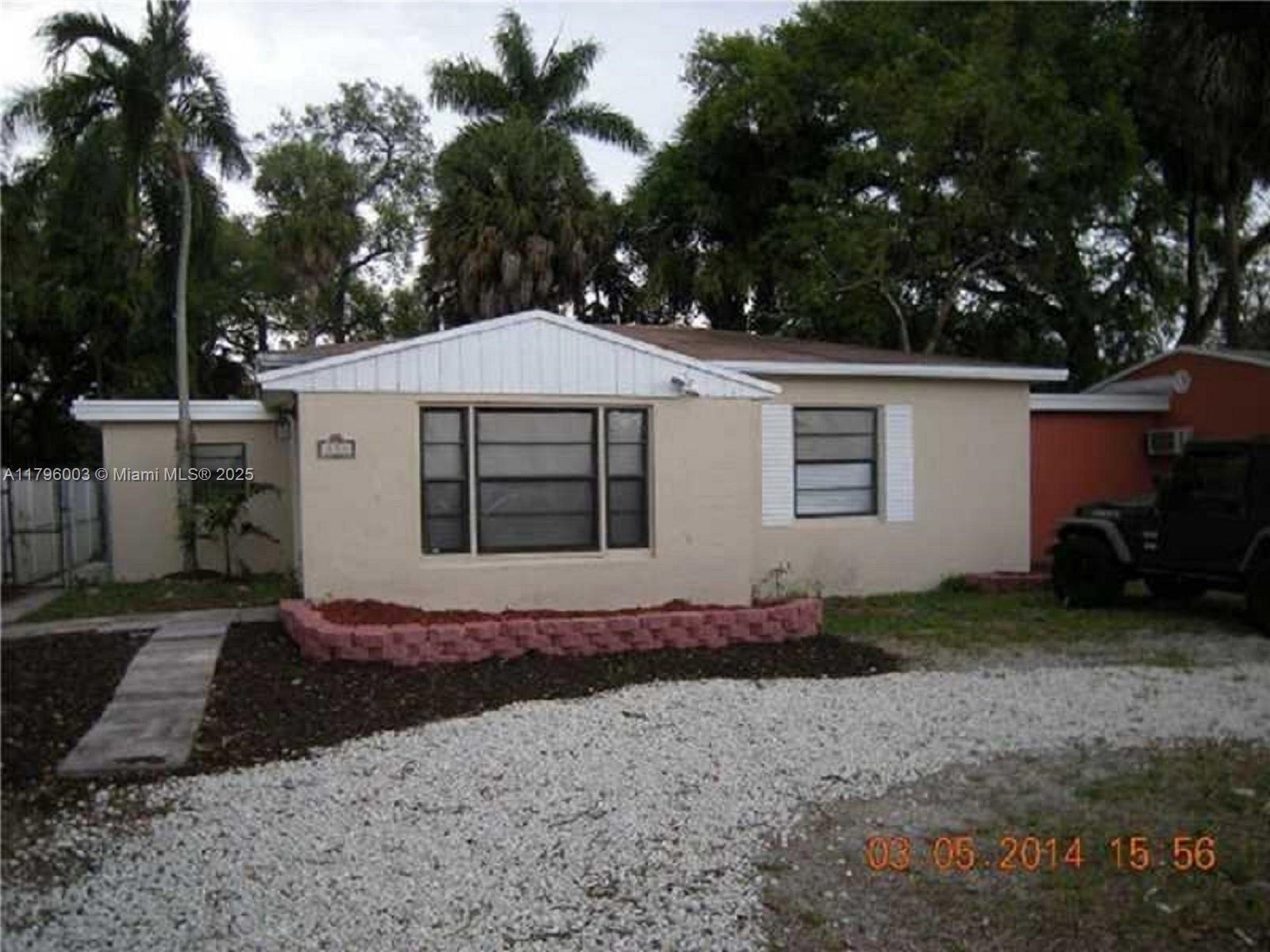 just reduce
Home shows as 3/2. Tax records reflect 2/1. Third room is currently being used as a bedroom—buyer to verify use and layout. Additional bathroom added. Property offers spacious living areas, open kitchen, tile flooring, and a large fenced backyard with room for entertaining or future additions. Located in sought-after Tarpon River neighborhood, close to Las Olas, downtown, and major highways. Great investment or primary residence. Currently rented—do not disturb tenant. Showings by appointment only. Sold AS IS. All information deemed accurate but not guaranteed. Use FAR/BAR AS IS contract. land can be use to build 2 town houses