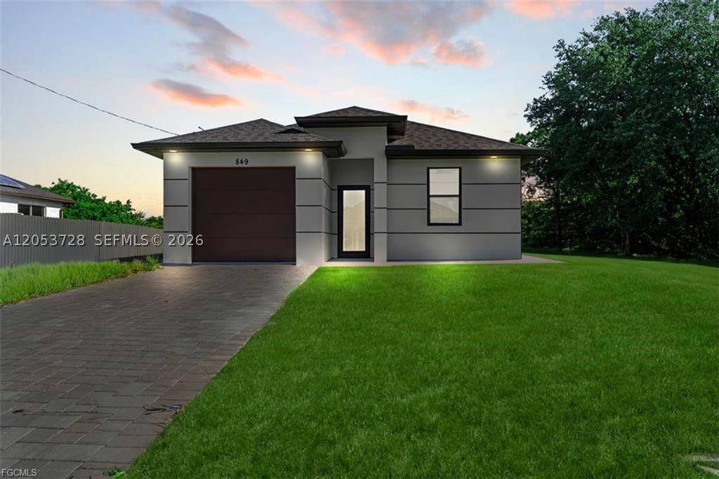Brand-New Construction – Move-In Ready! Discover this beautifully designed 3-bedroom, 2-bathroom home featuring a bright, open-concept floor plan with quality finishes throughout. The kitchen is appointed with quartz countertops, stainless steel appliances, ample cabinetry, and a functional layout that opens seamlessly to the main living area. Tile flooring extends throughout the home, while the bathrooms showcase quartz vanities and contemporary tiled showers. Additional features include impact-resistant windows and doors, an epoxy-coated garage floor, energy-efficient construction, and a spacious backyard with room to relax, entertain, or personalize your outdoor living space.Conveniently located in the growing community of Lehigh Acres with easy access to State Road 82, providing convenient travel to Fort Myers, Southwest Florida International Airport, shopping centers, restaurants, parks, schools, healthcare facilities, and other everyday amenities.

Financing options are available for qualified buyers, including programs with low down payment requirements and potential down payment assistance through participating lenders. This home may be an excellent opportunity for first-time homebuyers, seasonal residents, or those seeking a newly constructed primary or investment property.