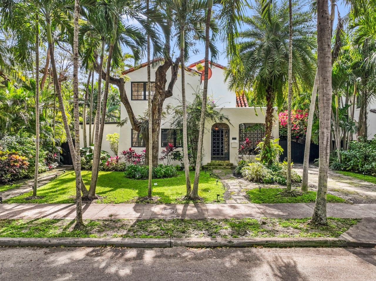 This 3-bedroom, 4.5-bath home comes unfurnished or partially furnished and boasts a double lot for unparalleled entertaining. Host fire pit nights, dine al fresco on the covered newly renovated deck, or take a dip in the private pool/spa. The detached unit can be your office, gym, or studio – the possibilities are endless! Located in the coveted gated. Morningside community, you're just minutes from the Miami Design District, Beach, Airport, and Downtown – and steps from the waterfront Morningside Park with tennis courts, boat ramps, and walking paths. *The owner will add a bathroom & shower addition to the detached unit.