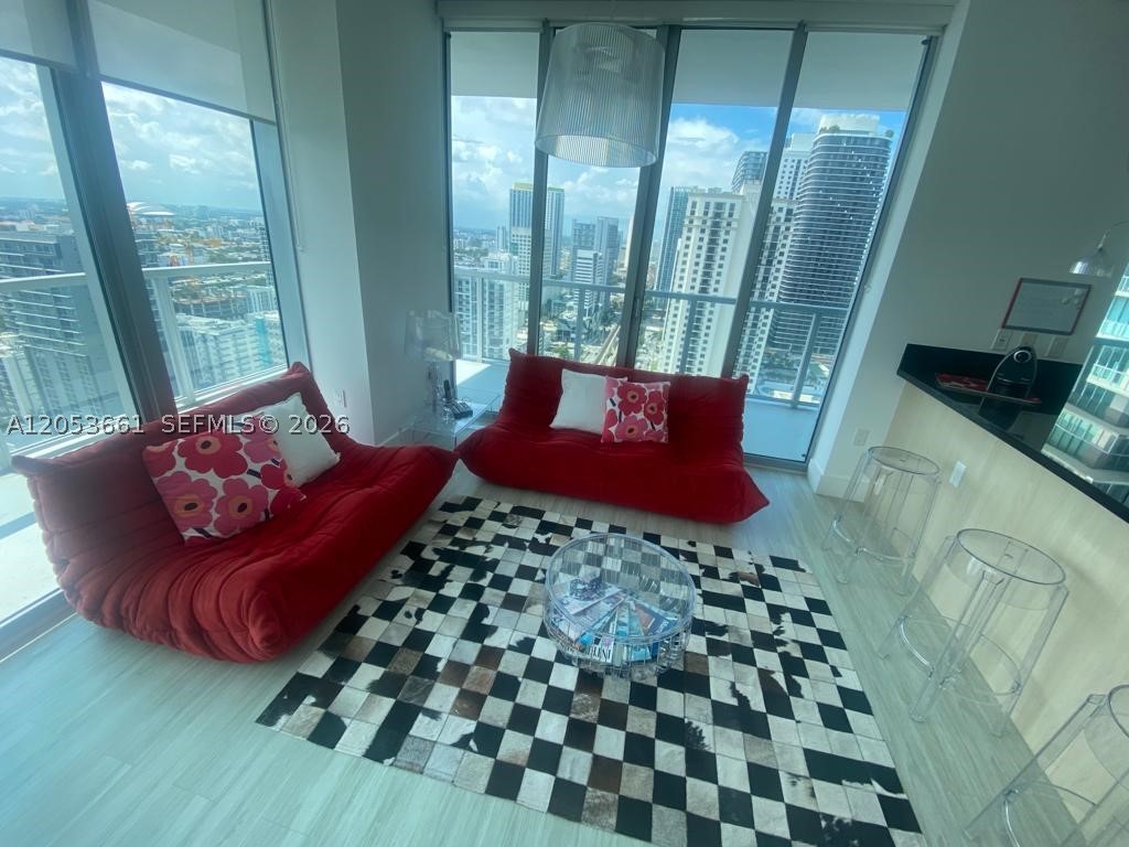 Beautiful fully furnished 2/2 unit with city views. Granite countertops, stainless steel appliances, two large walk-in closets, marble and wood floors. Building amenities include lap and resort-style pools, hot tub, poolside cabanas, BBQ grill, state-of-the-art fitness center, club rooms with billiards tables and kitchens, media room, business center, steam room, 24-hour security with concierge, 24-hour valet parking and on-site management office. Call listing agent to make an appointment.
