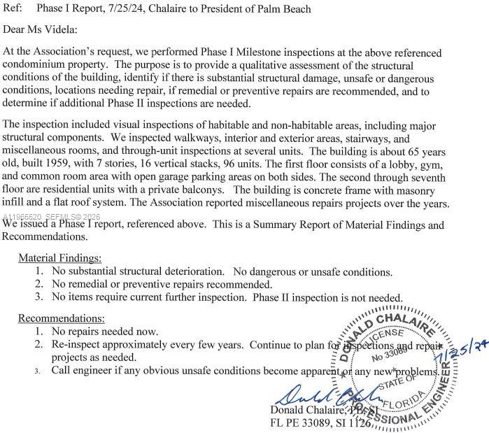 PRESIDENT OF PALM BEACH - Residential