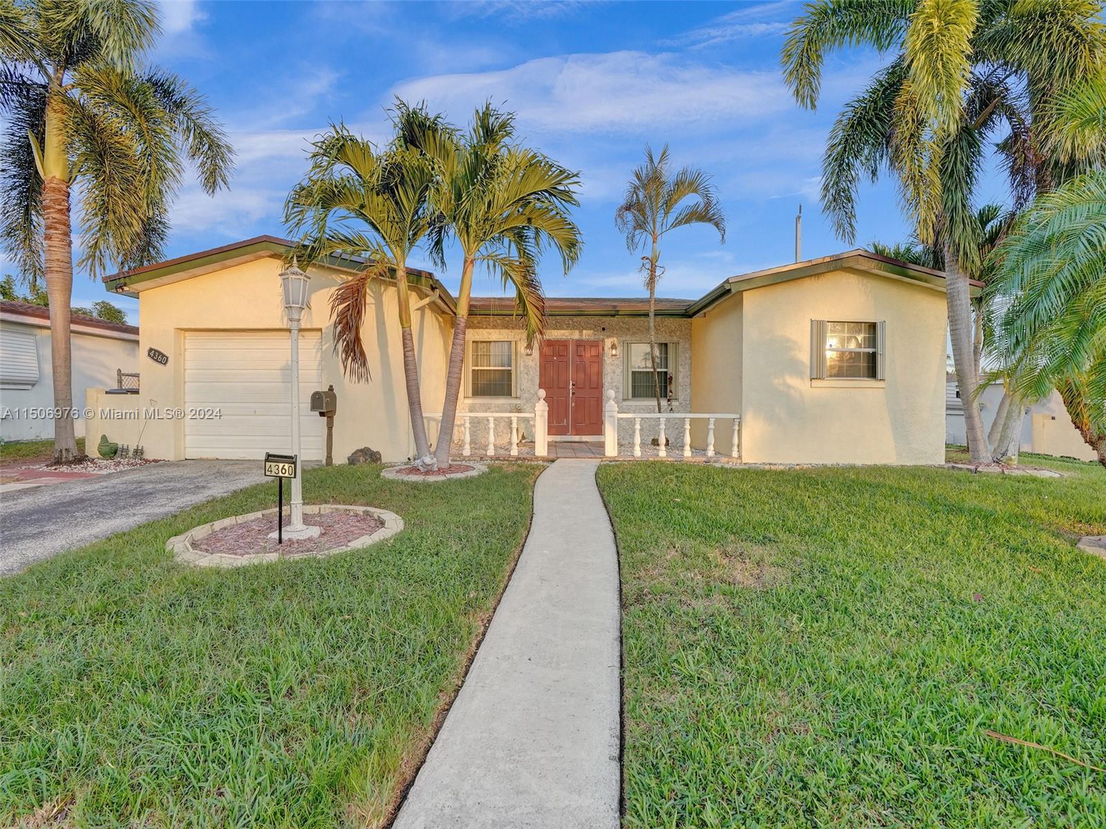 Discover an oasis of comfort and style in a highly desirable area of Lauderdale Lakes. This meticulously maintained home boasts a new roof, recently renovated bathrooms, and hurricane impact windows and is nestled on a corner lot.  The brand-new roof not only adds to the property's curb appeal but also ensures lasting protection, setting the stage for worry-free homeownership. As you step inside, be greeted by the spacious living areas that showcase a thoughtful layout designed for both entertaining and everyday living. Home features a split floor plan, includes a formal dining room, Florida room, and patio. Strategically located close to major highways, this home offers unparalleled convenience for commuting and exploring all that Lauderdale Lakes and its neighboring areas have to offer.
