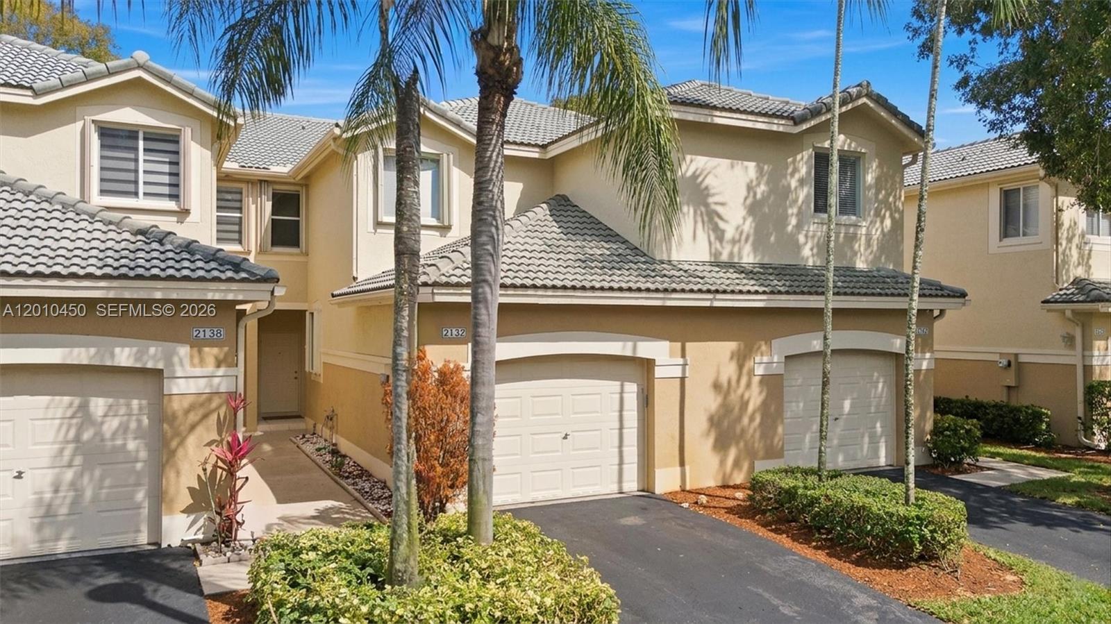 Beautifully updated townhouse located in the gated community of "San Mateo" in Weston. This 3-bedroom, 2.5-bath home offers 1,453 sq ft of bright and spacious living. The first floor features tile, while the second floor showcases real wood flooring. Enjoy a convenient half bath and a large eat-in kitchen, stainless steel appliances, and a clean, modern design. The open living and dining areas flow to a private patio, ideal for BBQs and entertaining. Upstairs, generously sized bedrooms include a functional Jack-and-Jill bathroom for guest rooms. Additional highlights include hurricane accordion shutters throughout, a private garage, ample storage, and great natural light. Residents enjoy resort-style amenities including a community pool and playground, all within a secure gated neighborhood. Conveniently located near I-75, top-rated schools including Gator Run Elementary, Publix, dining, and more. A fantastic opportunity to own in one of Weston’s most desirable communities.
