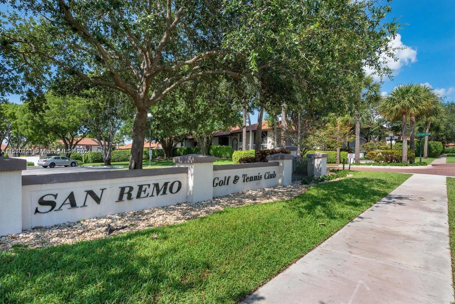 SAN REMO GOLF & TENNIS CL - Residential Lease