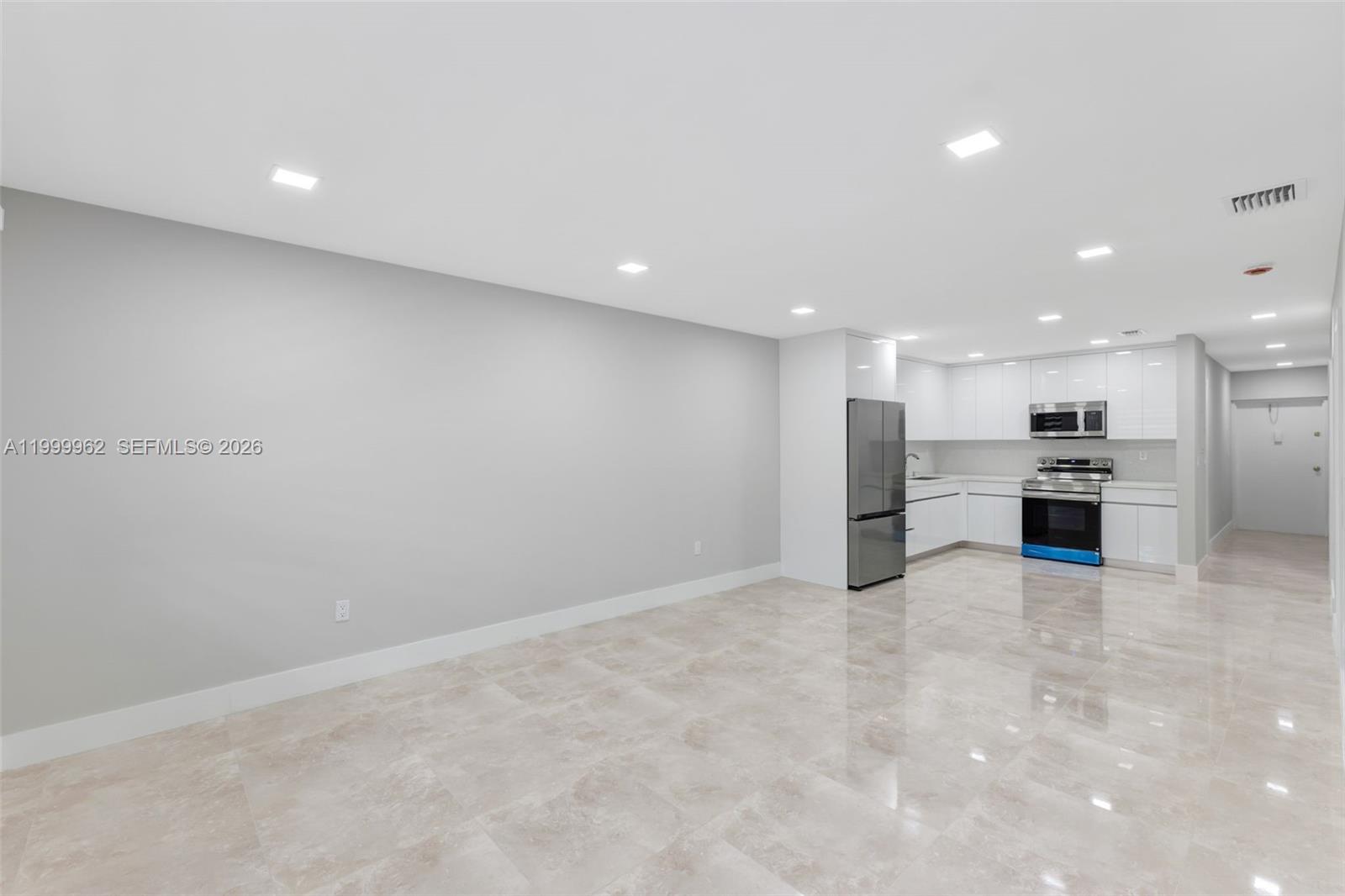 Charming and fully updated 3BD/2BA in the heart of Kendall. This home features a spacious open layout, abundant natural light, and brand-new appliances. Enjoy both front and back balconies, plus additional storage space. The property also includes a dedicated laundry room with washer/dryer hook-up. Step outside to your own private front patio—perfect for relaxing or entertaining. Low HOA and excellent location close to A-rated and magnet schools.